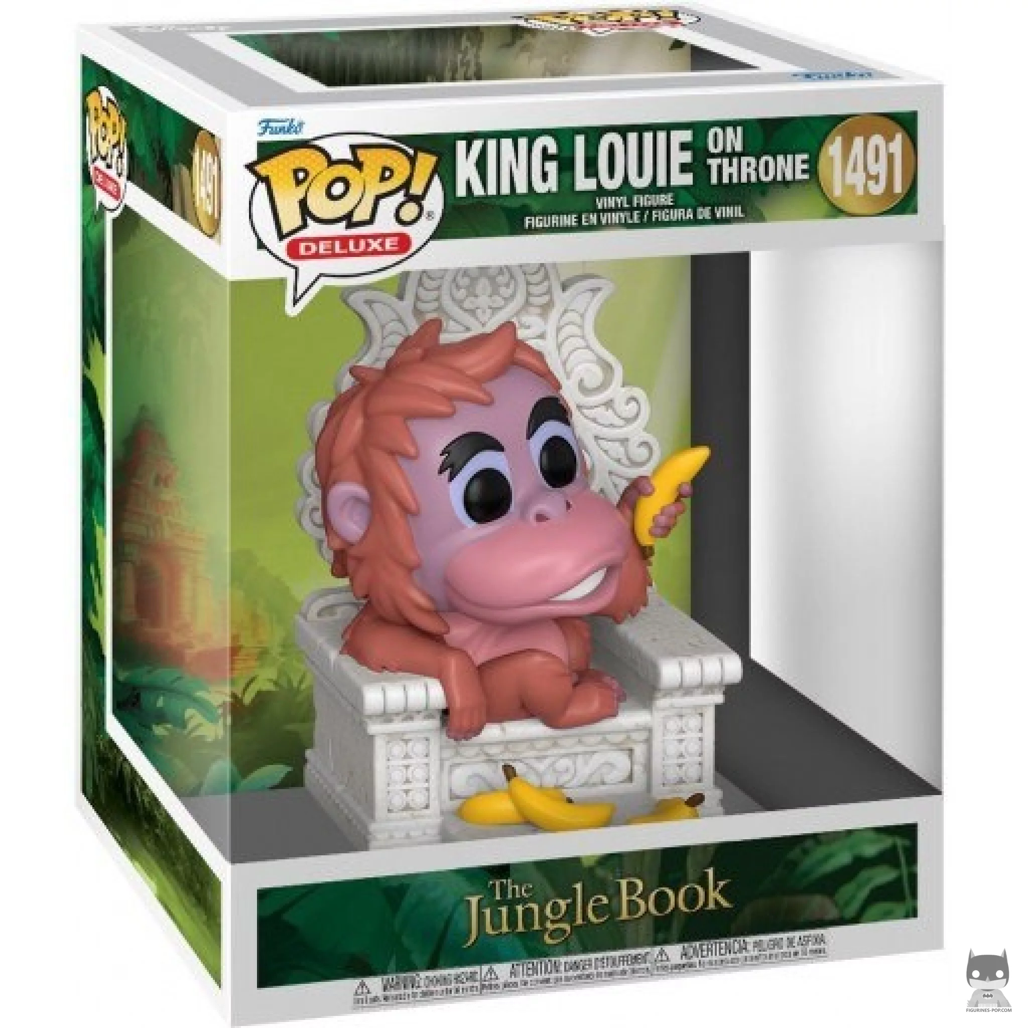 Figura Funko Pop! Rey Louie en el trono en su caja