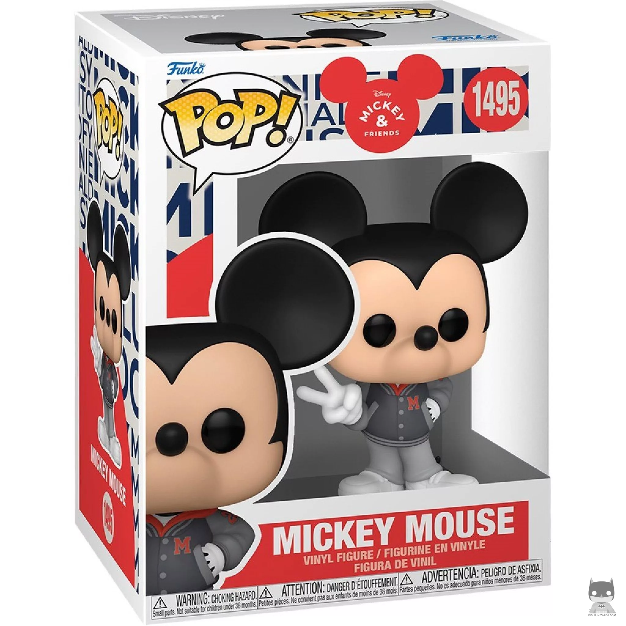 Figura Funko Pop! Mickey Mouse (Streetwear) en su caja