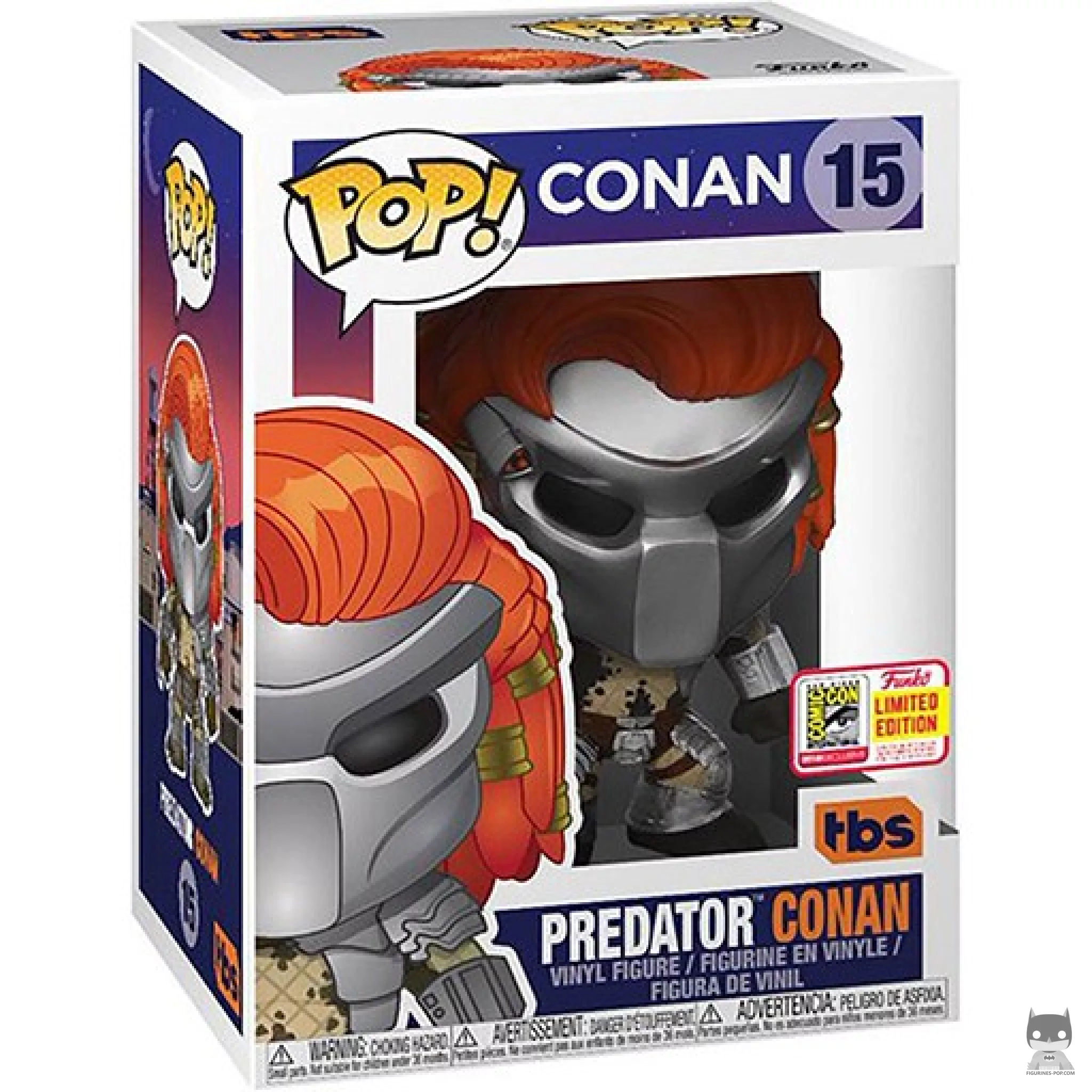 Figura Funko Pop! Conan O'Brien como Depredador en su caja