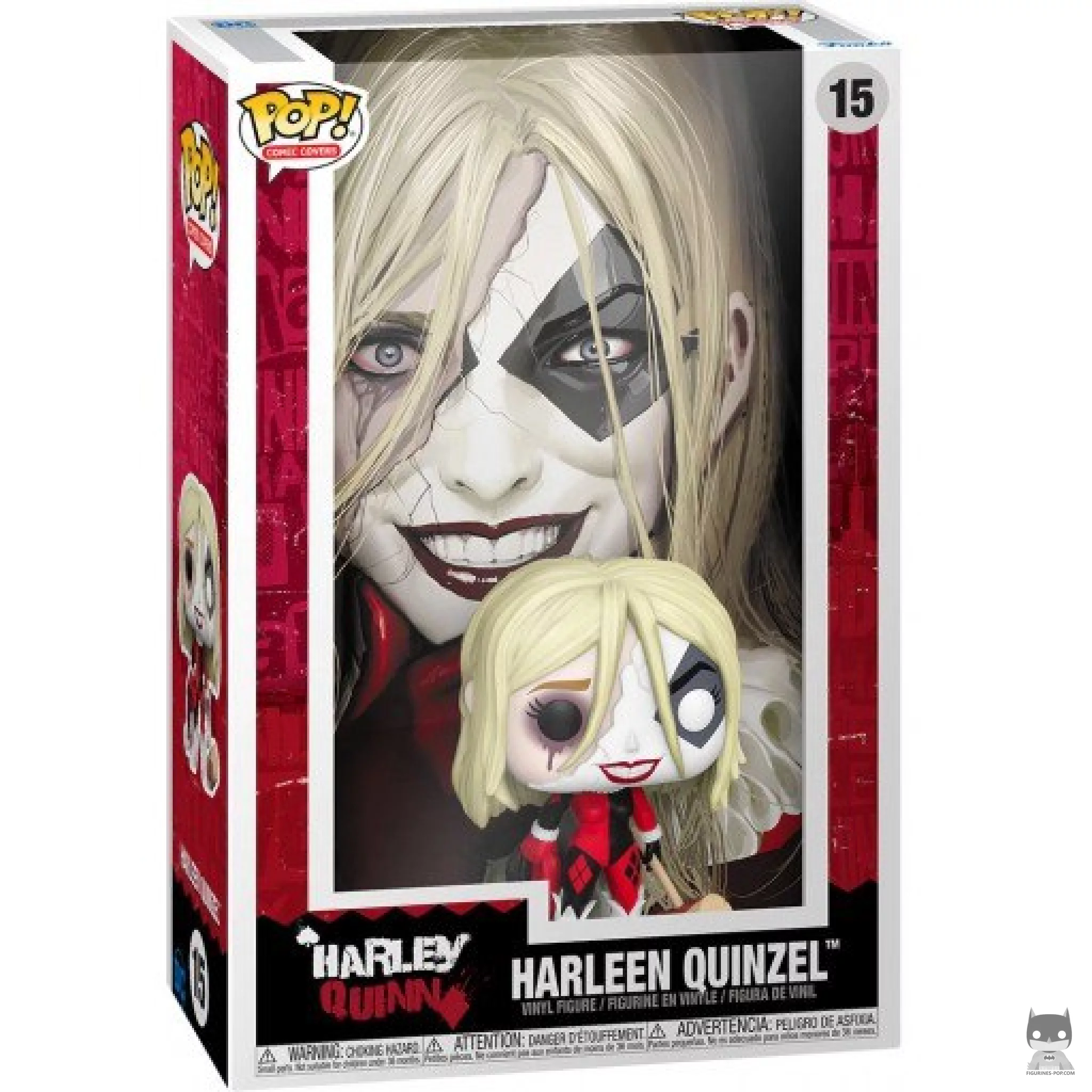 Figura Funko Pop! Harleen Quinzel en su caja