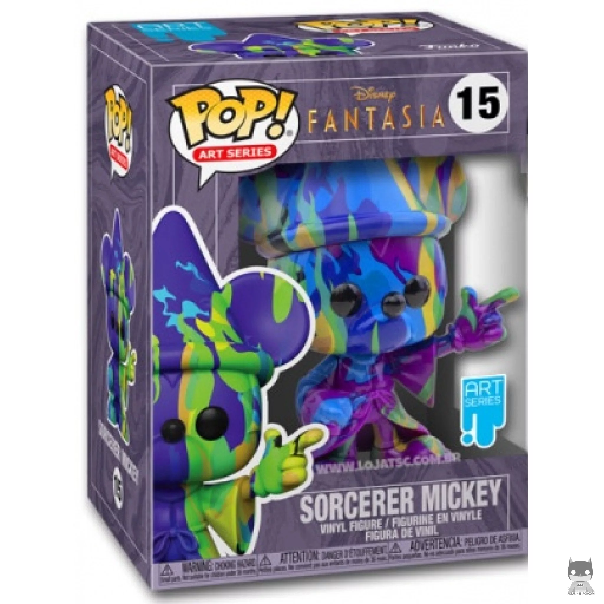 Figura Funko Pop! Mickey aprendiz de brujo en su caja