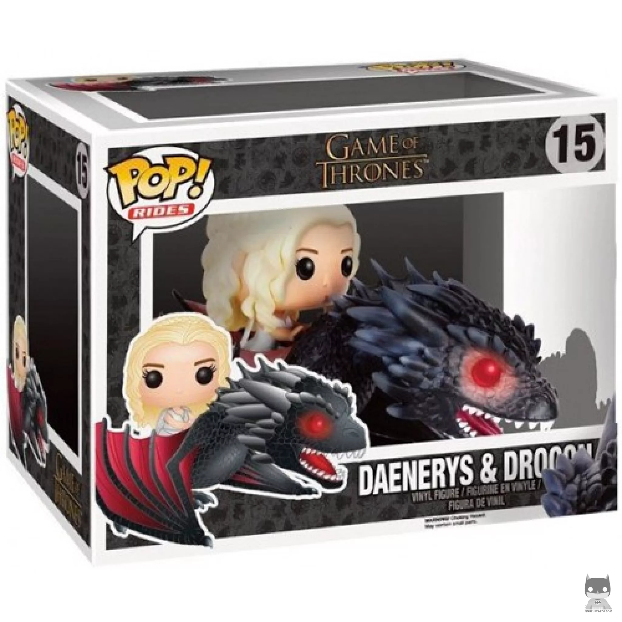 Figura Funko Pop! Daenerys Targaryen (con Drogon) en su caja