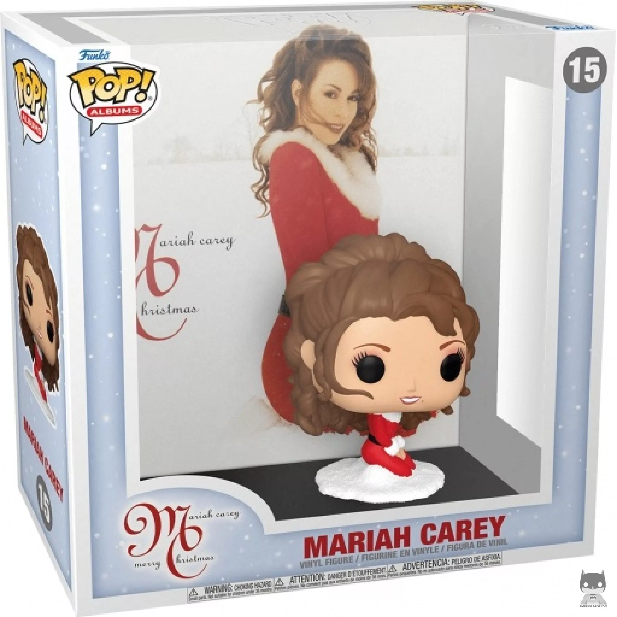 Figura Funko Pop! Mariah Carey: Merry Christmas en su caja