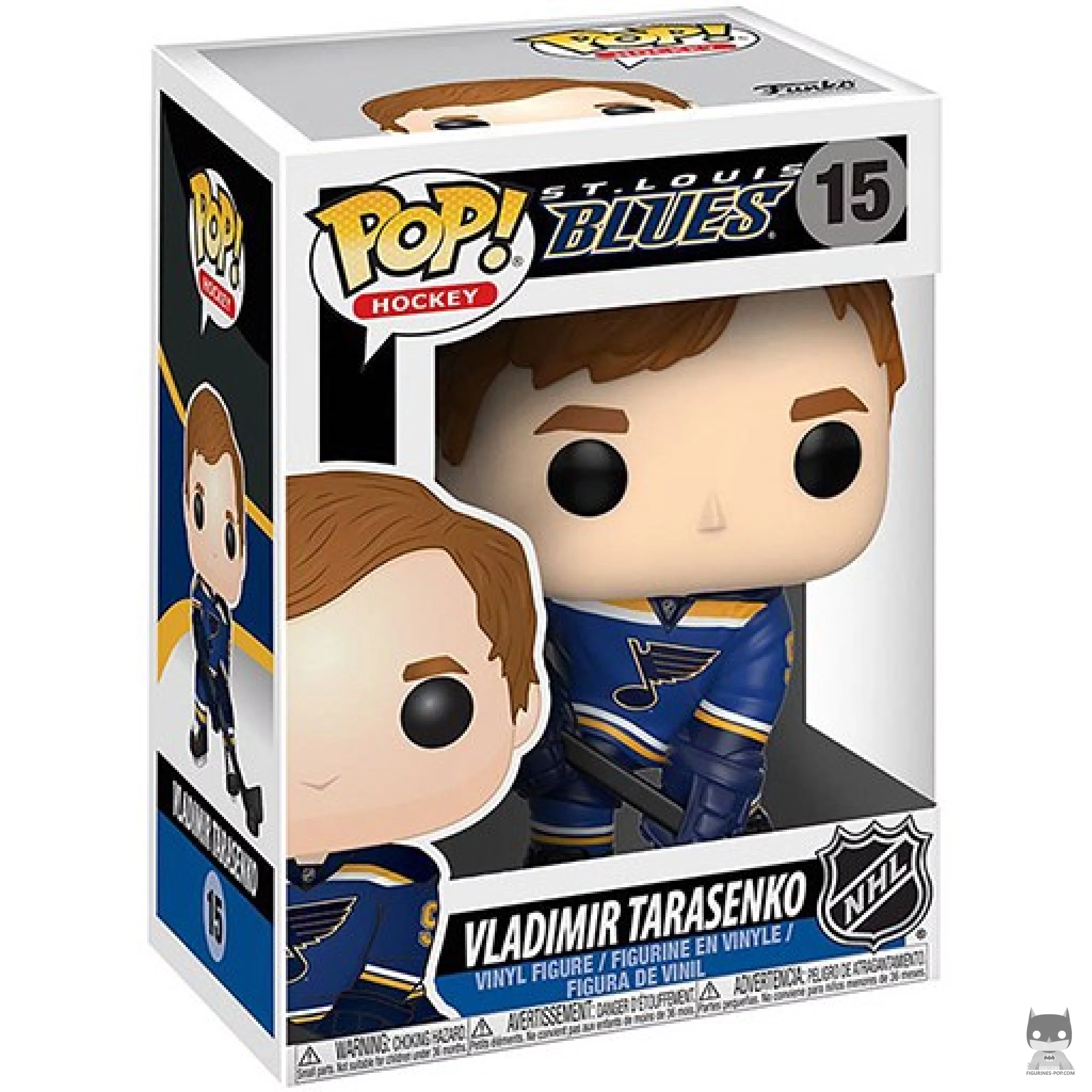 Figura Funko Pop! Vladimir Tarasenko (Camiseta local) en su caja