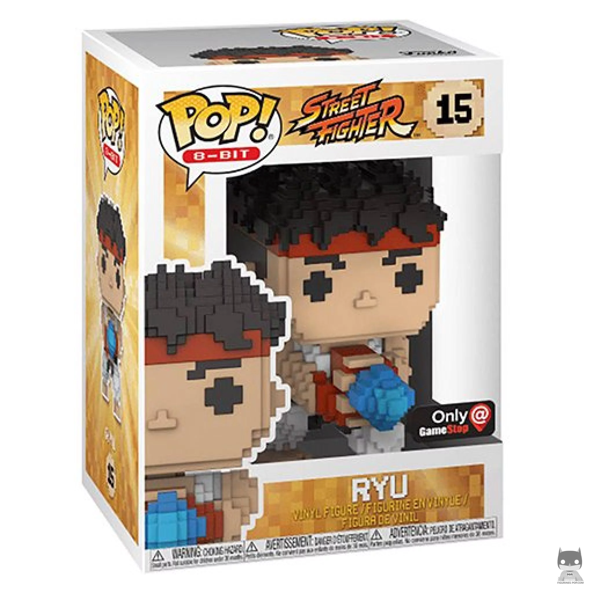 Figura Funko Pop! Ryu en su caja