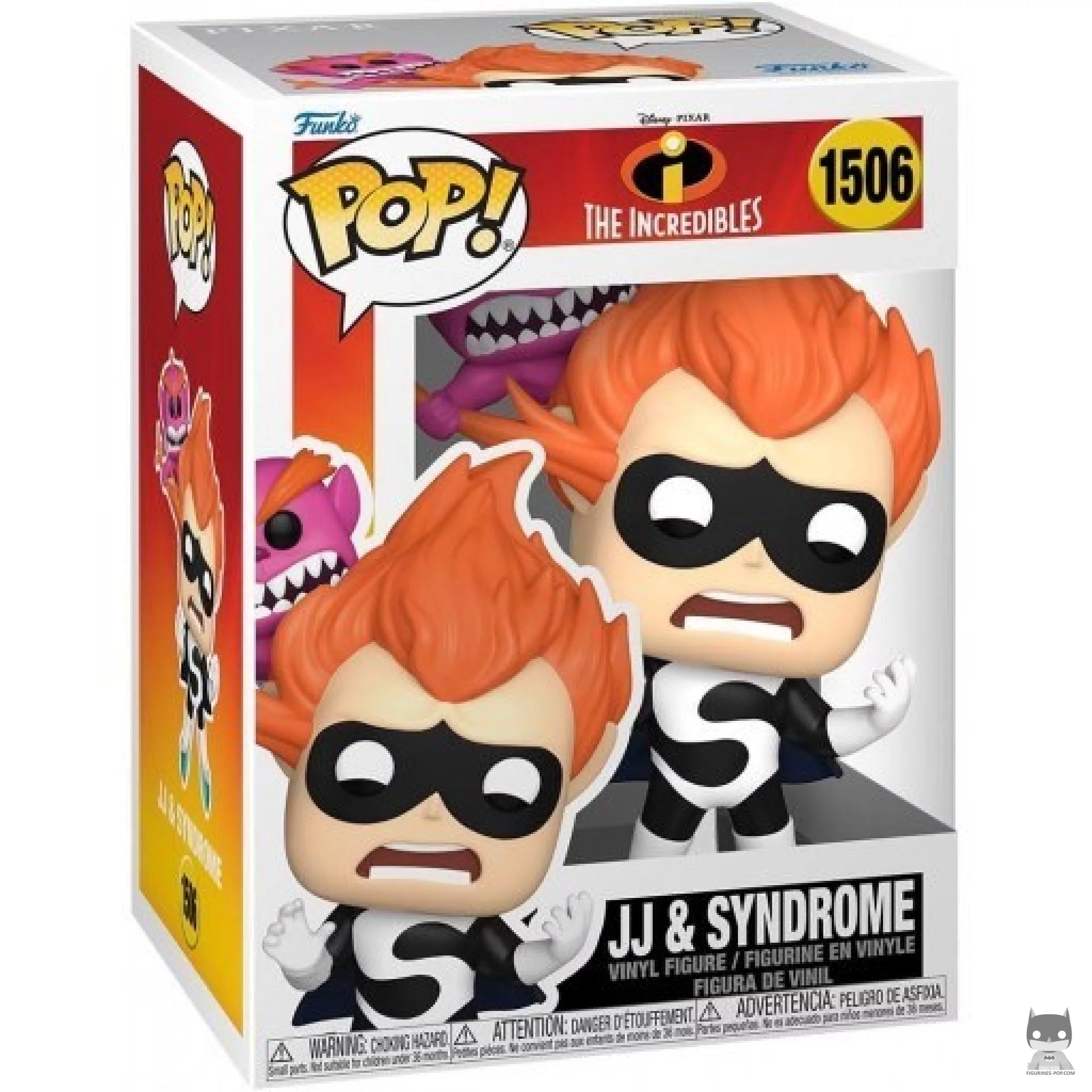 Figura Funko Pop! Síndrome con Jack-Jack monstruo en su caja