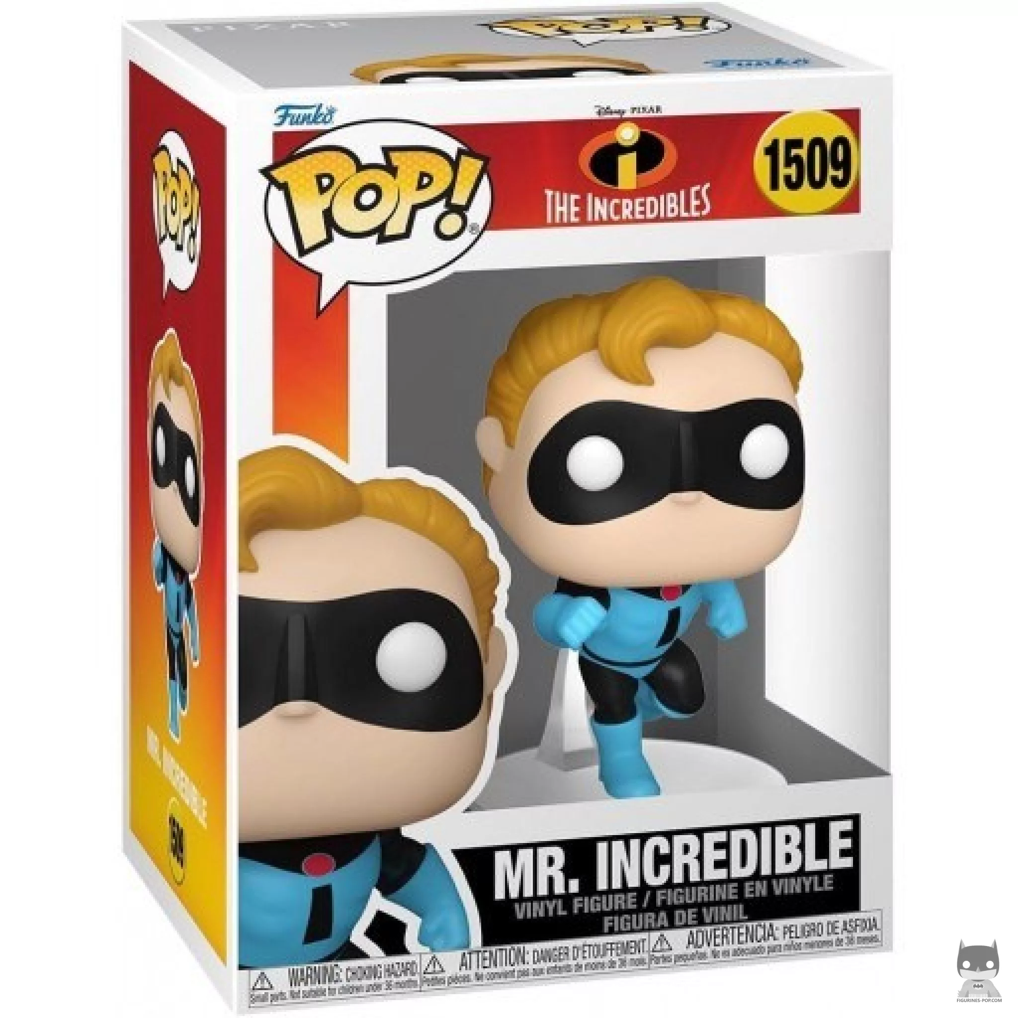 Figura Funko Pop! Mr. Increíble en su caja