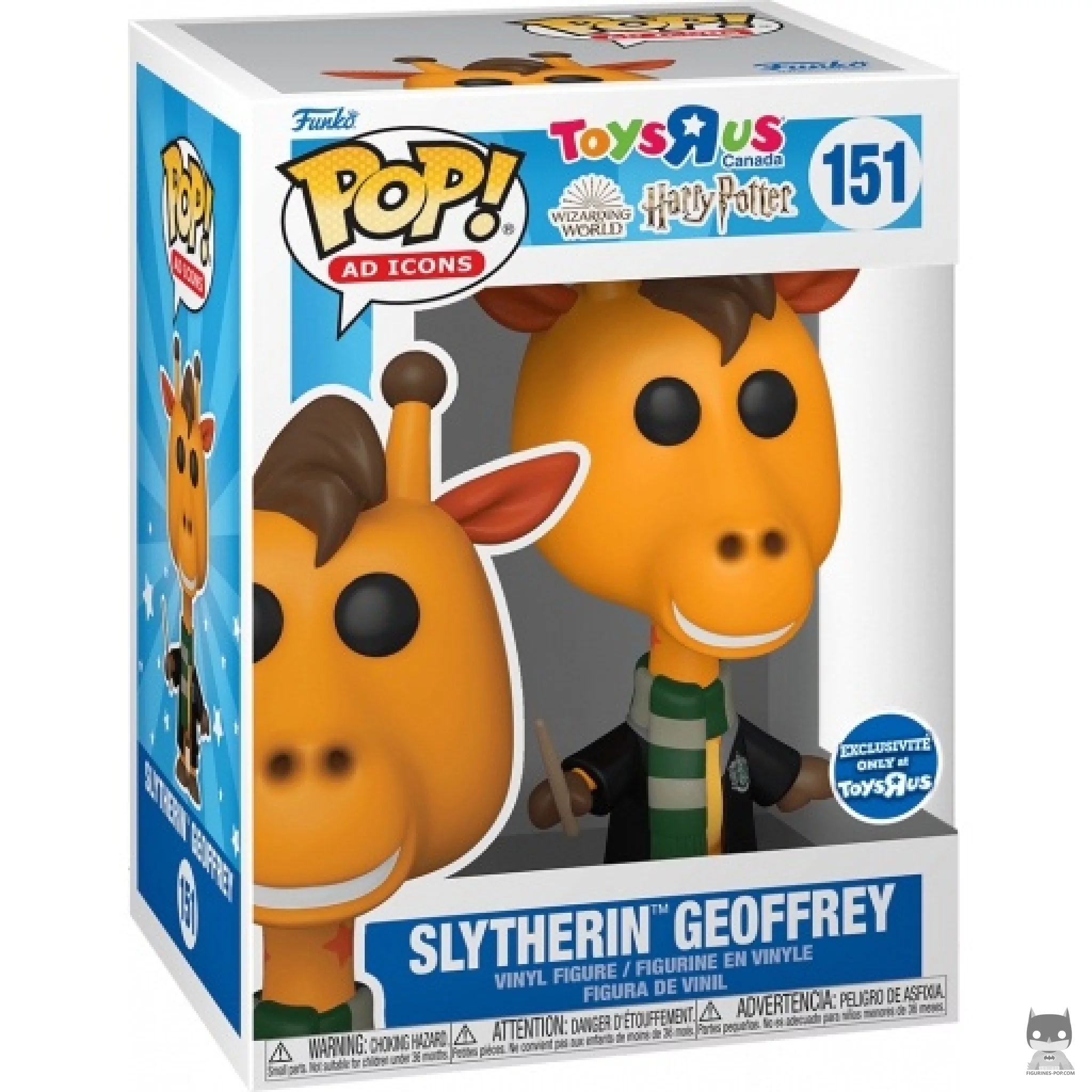 Figura Funko Pop! Geoffrey Slytherin en su caja