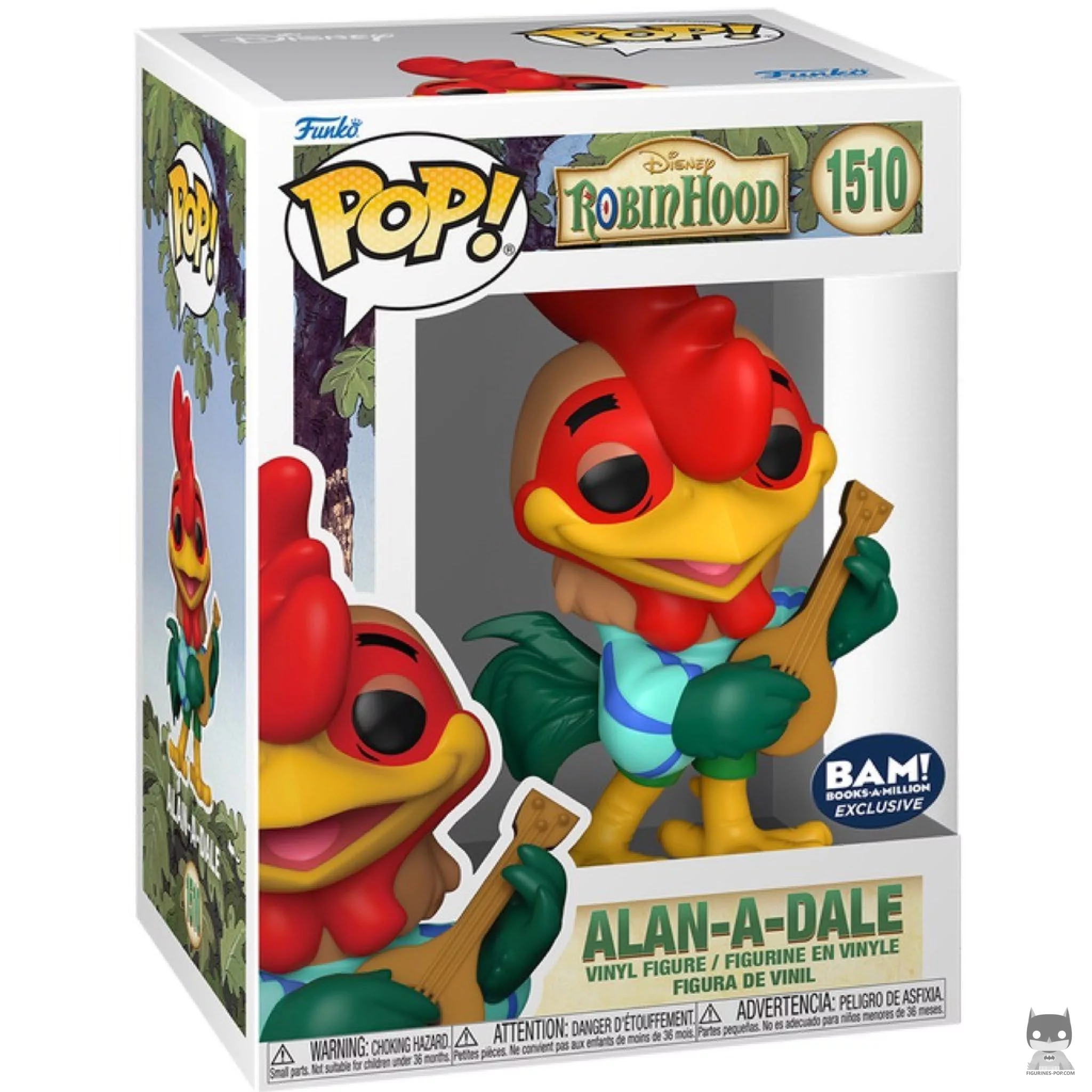 Figura Funko Pop! Alan-a-Dale en su caja