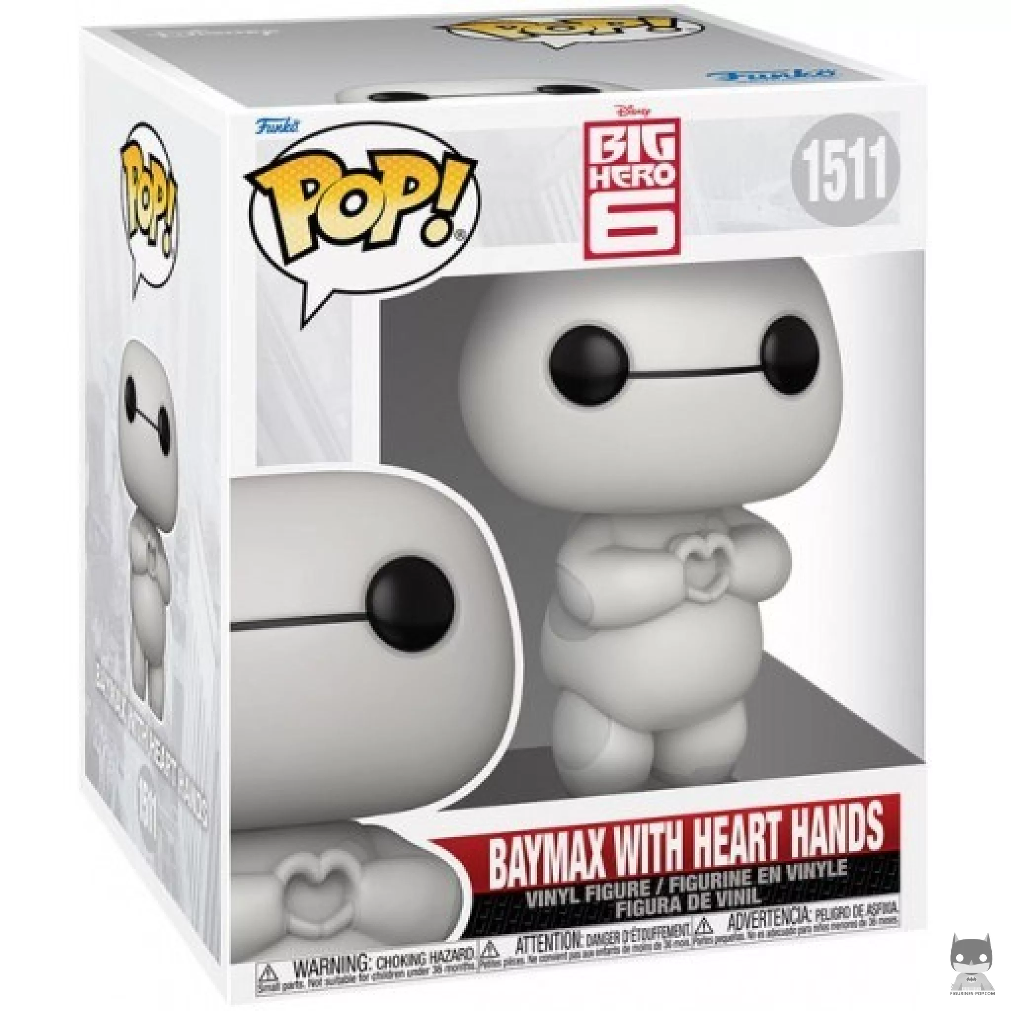 Figura Funko Pop! Baymax con las manos en corazón (Supersized) en su caja