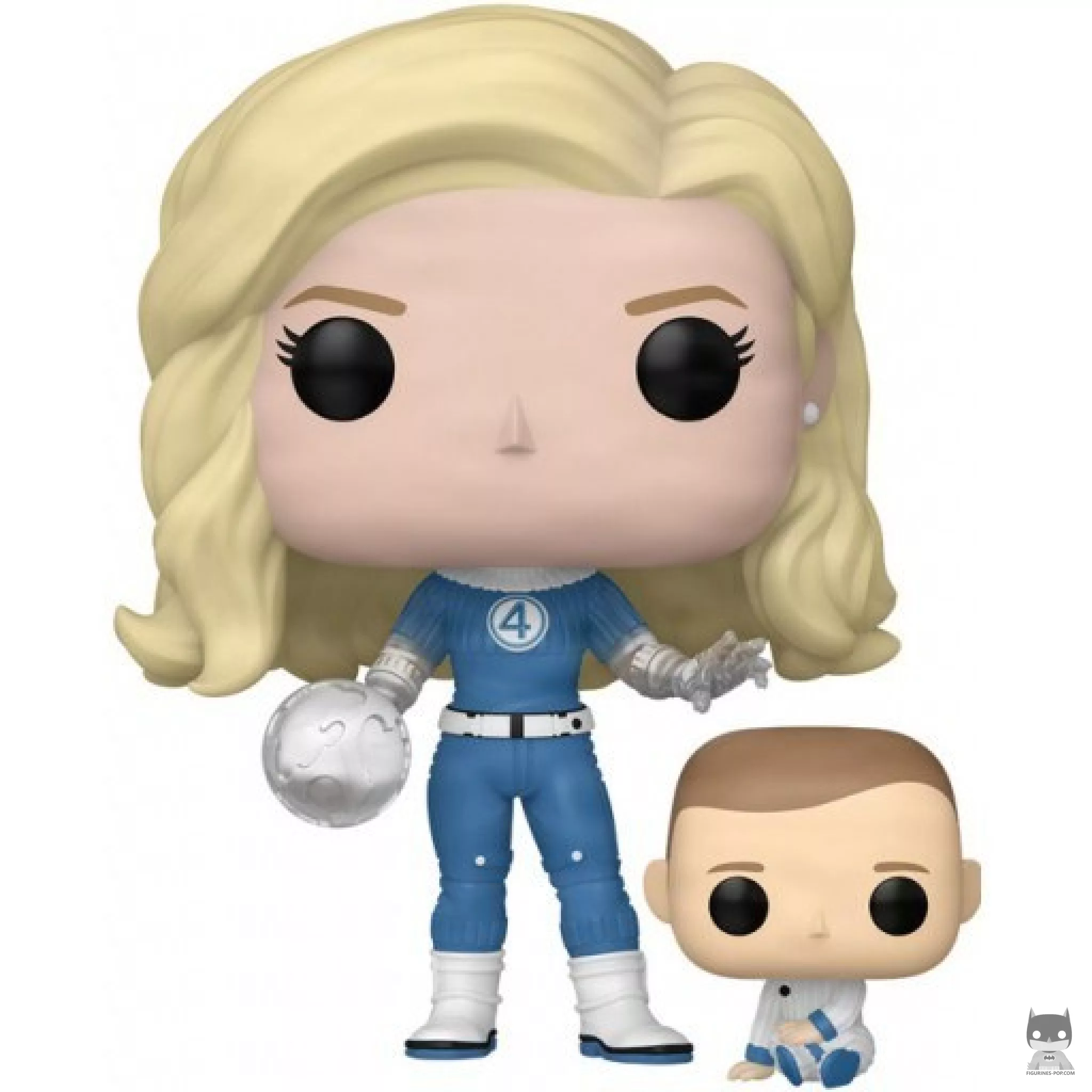 Figura Funko Pop! Mujer Invisible & Franklin (Los 4 Fantásticos: Primeros pasos)