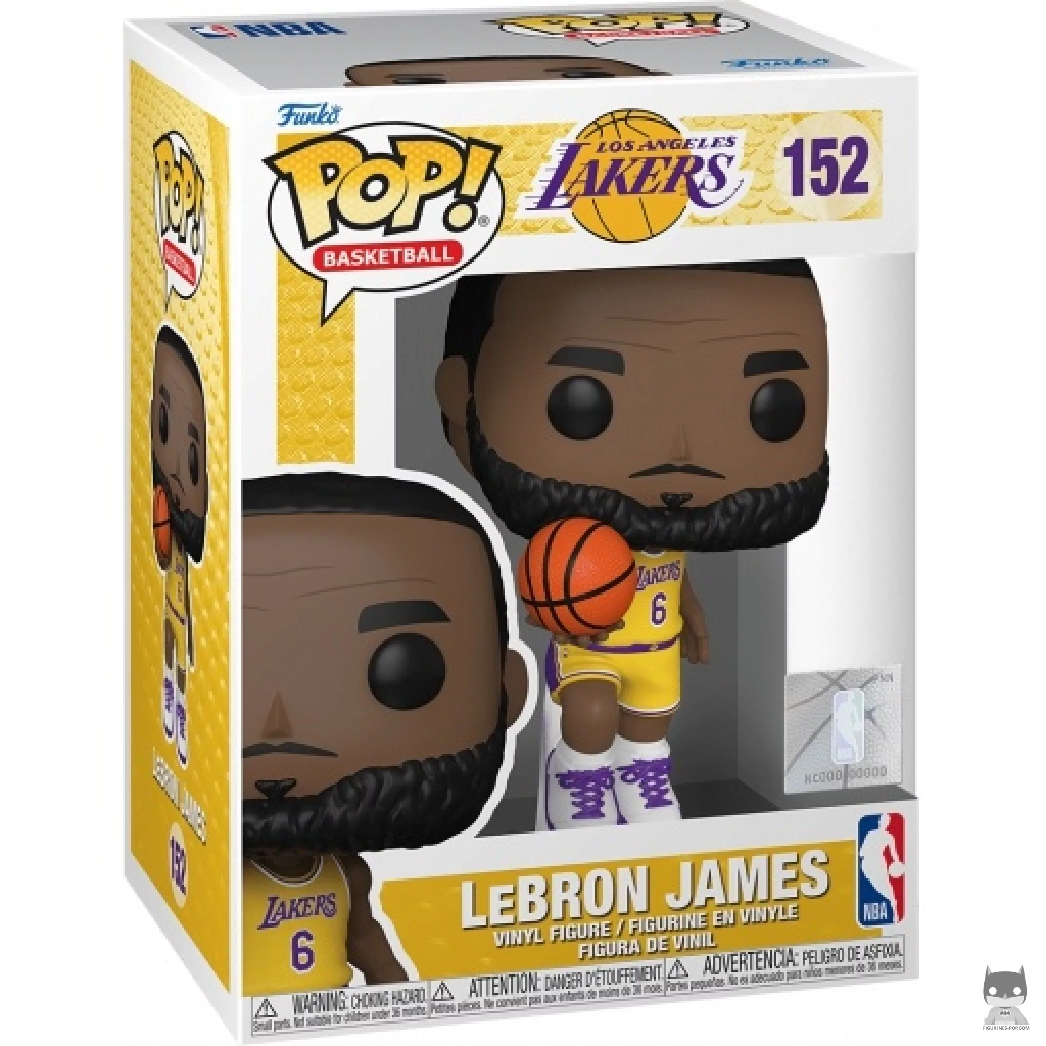Figura Funko Pop! LeBron James en su caja