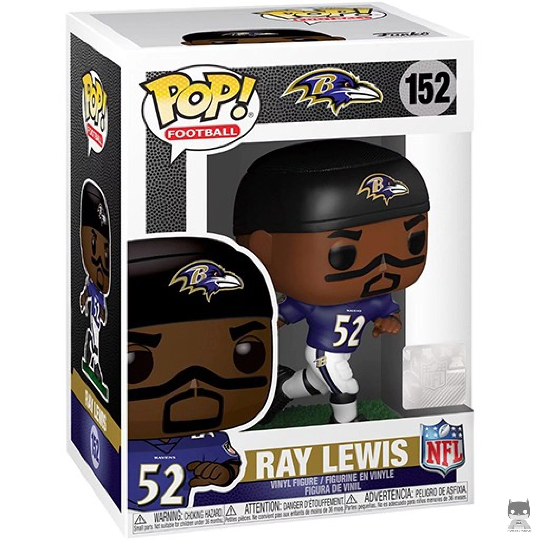 Figura Funko Pop! Ray Lewis en su caja