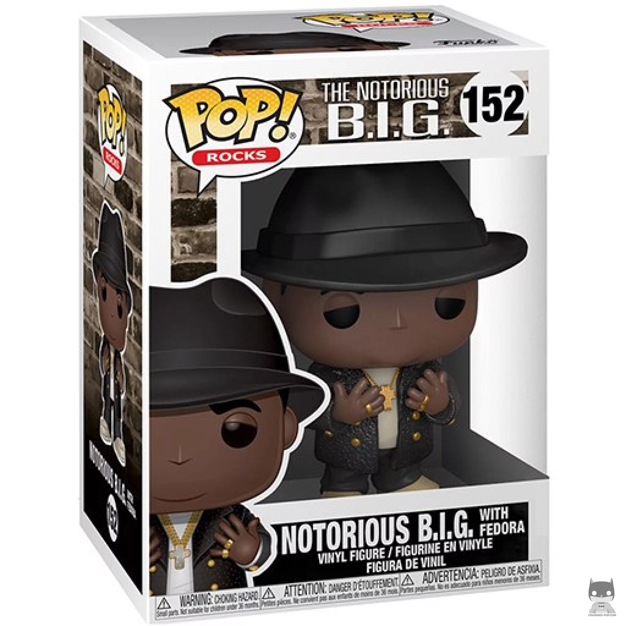 Figura Funko Pop! Notorious B.I.G en su caja