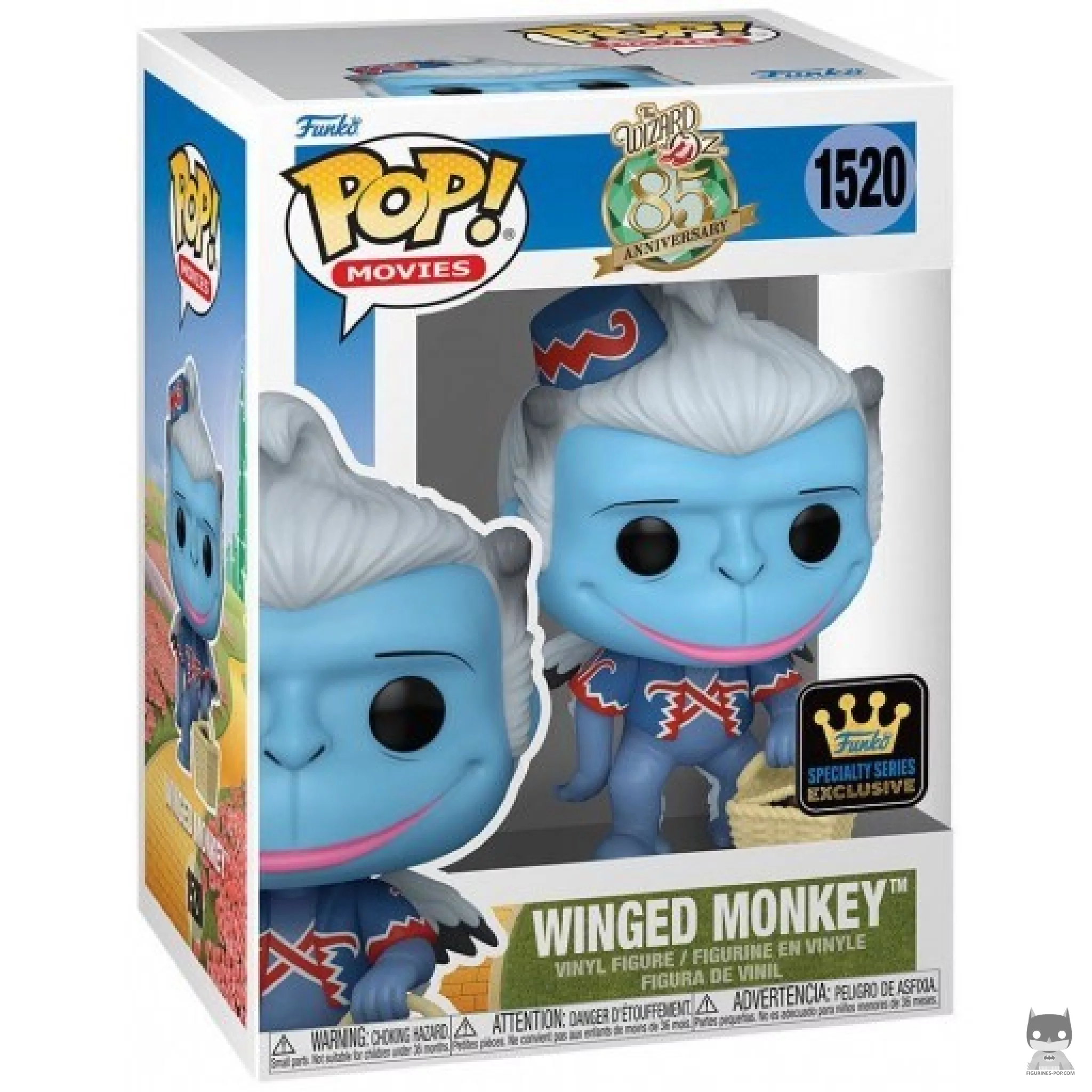 Figura Funko Pop! Mono alado en su caja