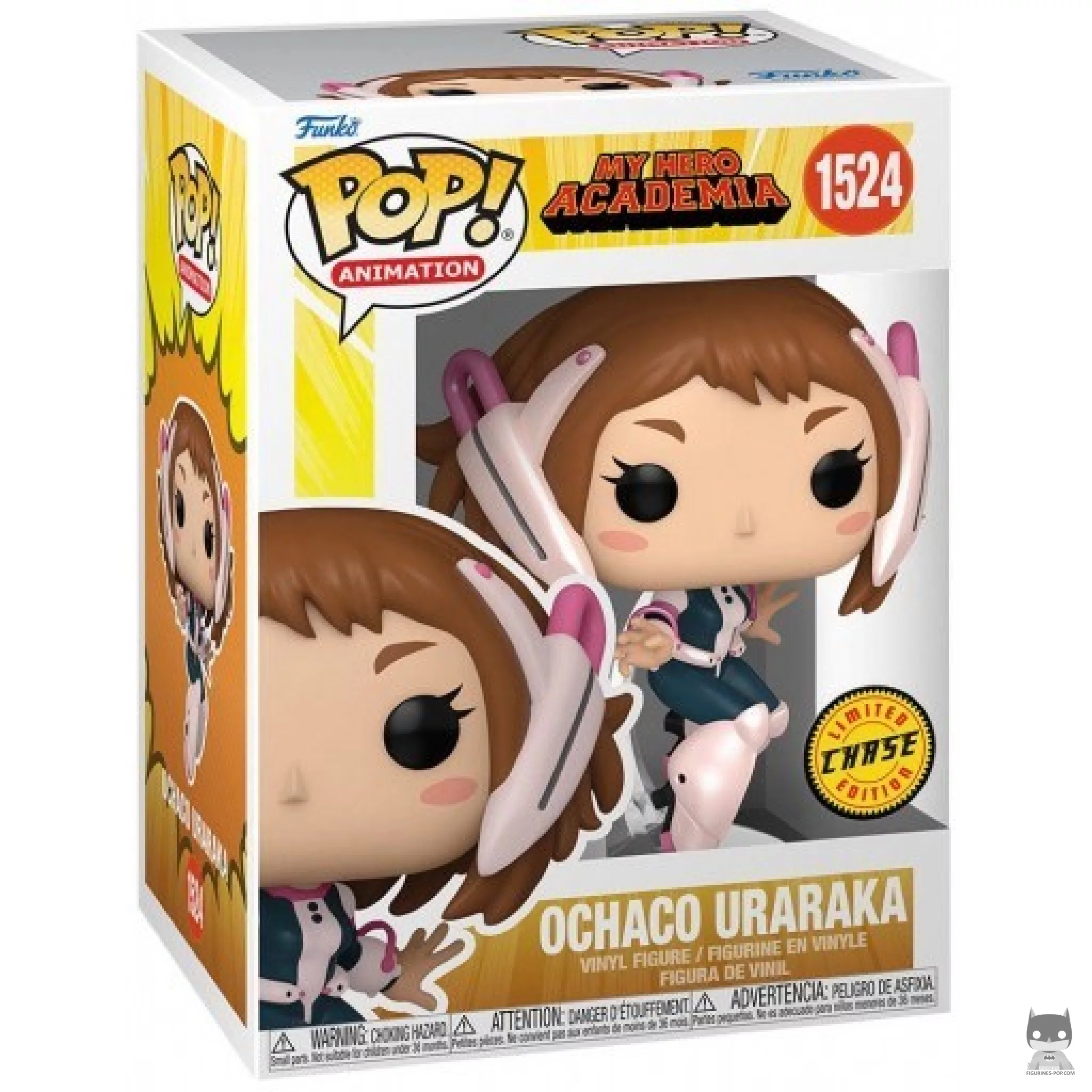 Figura Funko Pop! Ochaco Uraraka (Chase) en su caja