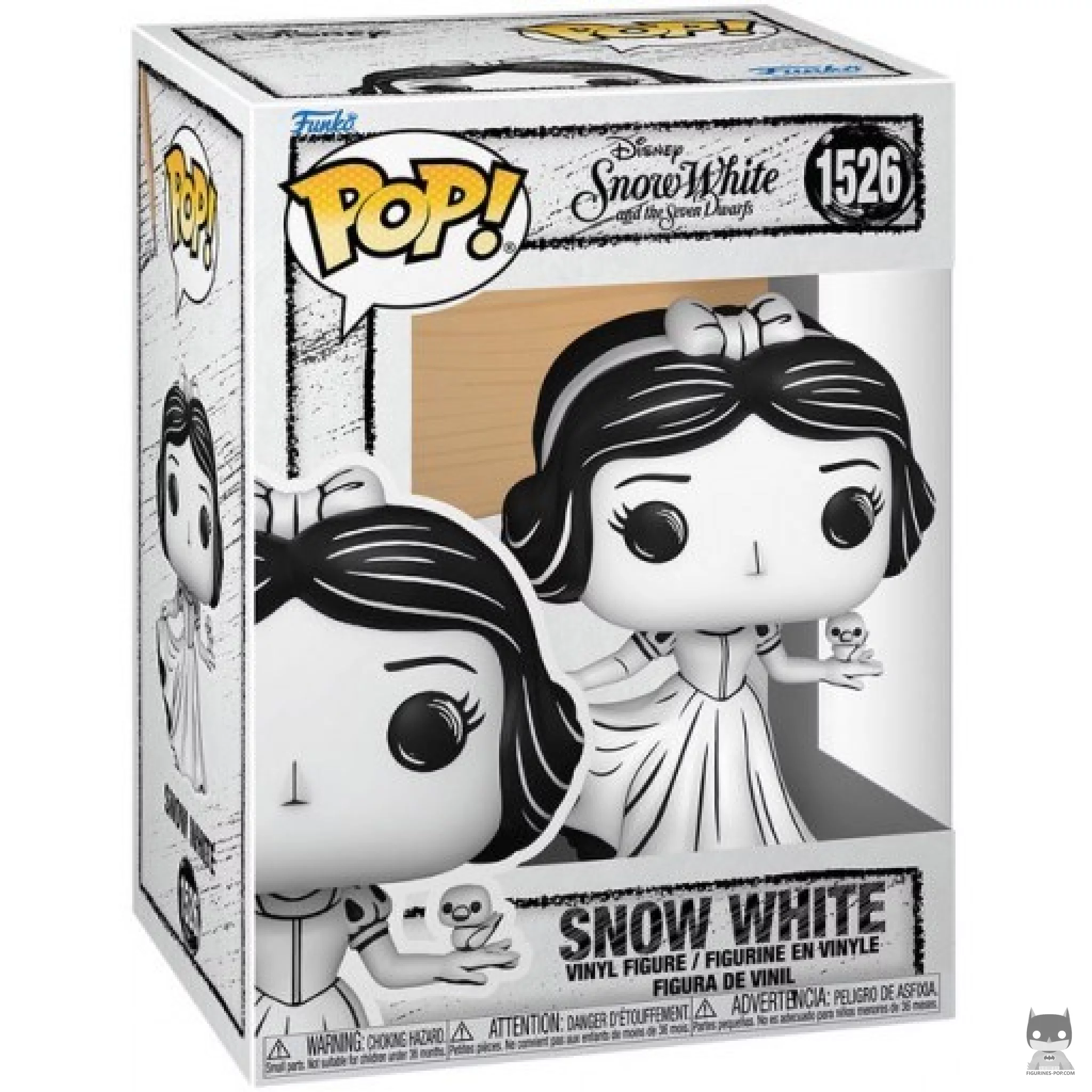 Figura Funko Pop! Blancanieves (Sketched) en su caja