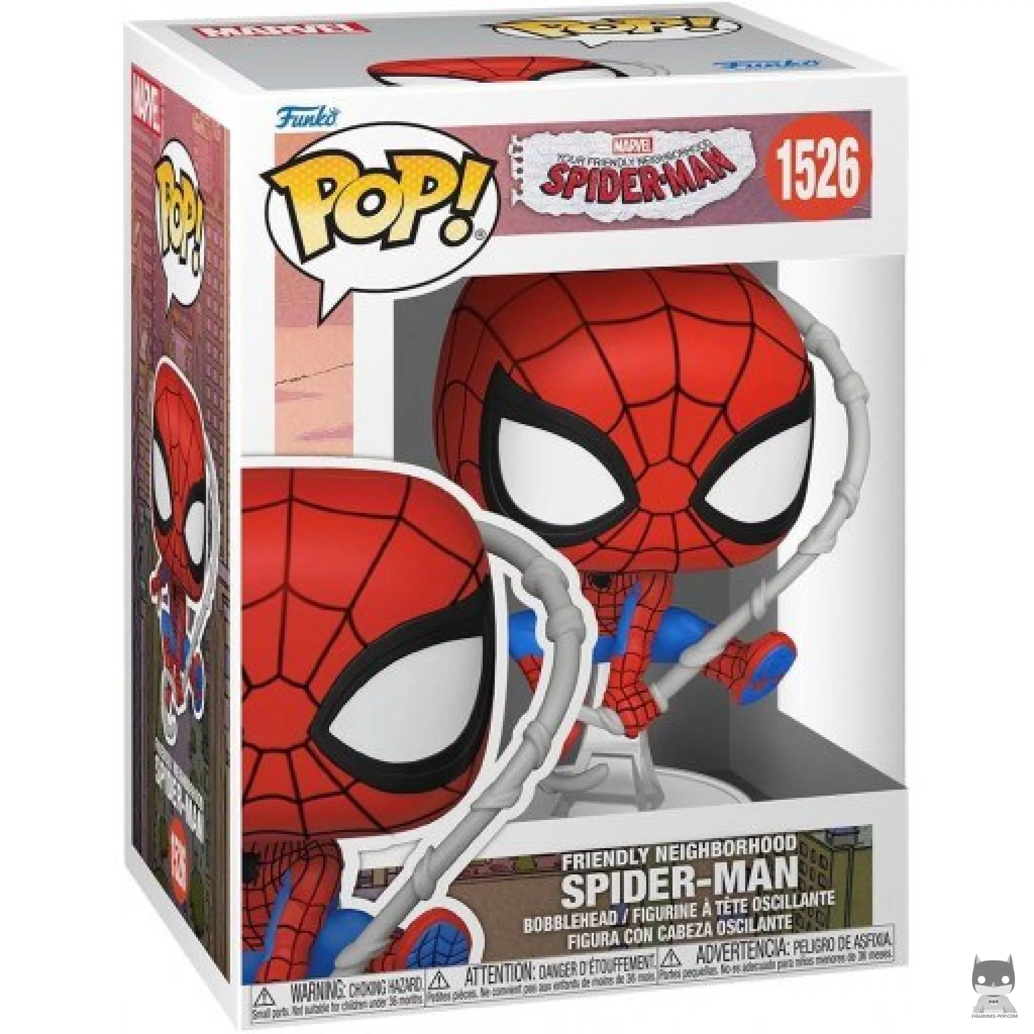 Figura Funko Pop! Spider-Man en su caja