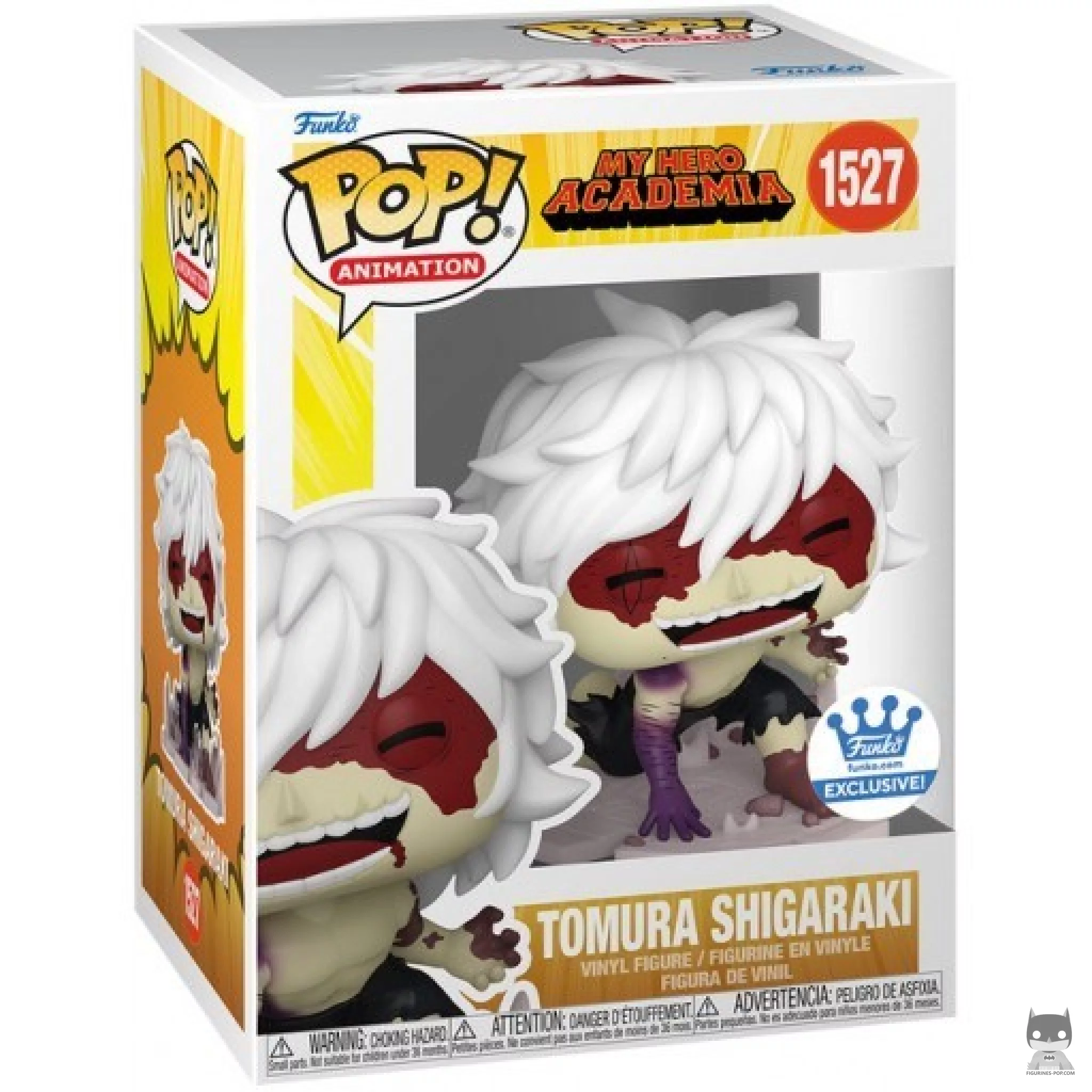Figura Funko Pop! Tomura Shigaraki riendo en su caja