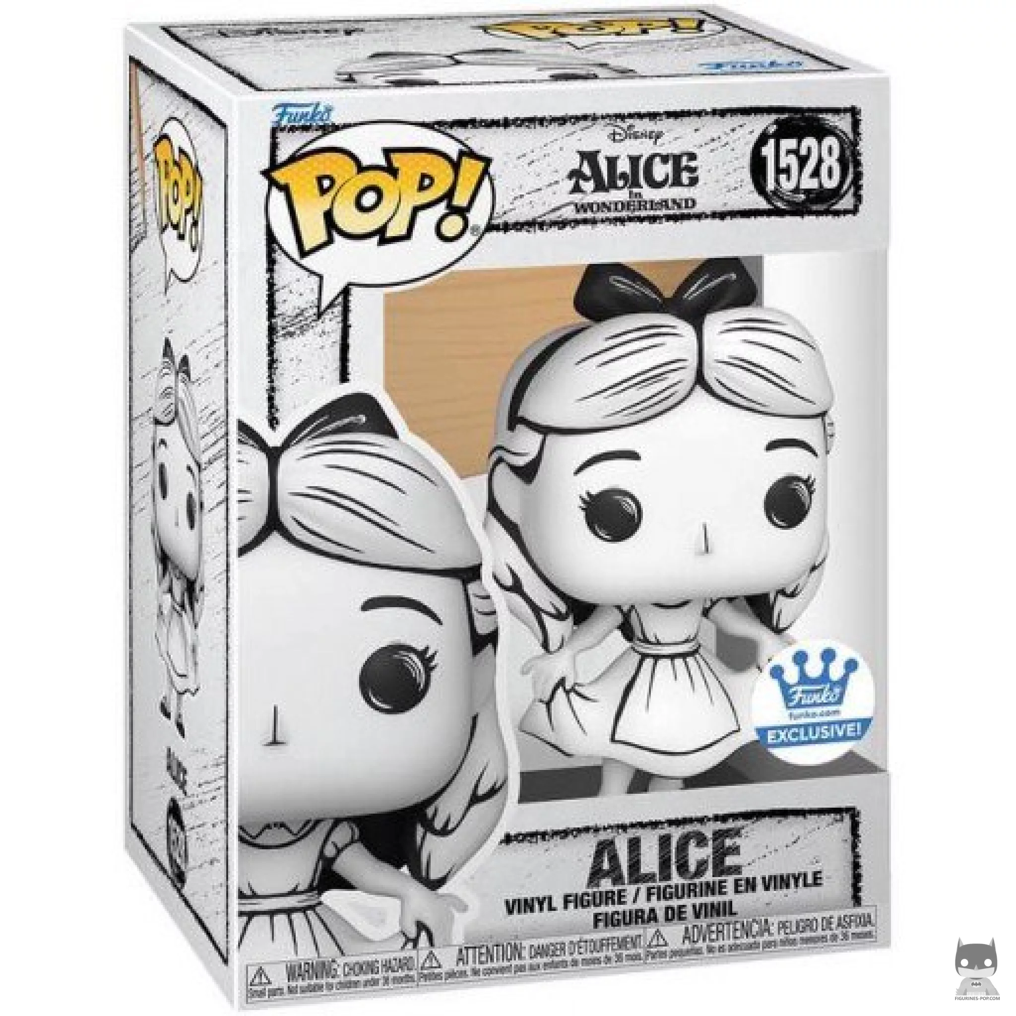Figura Funko Pop! Alicia (Sketched) en su caja