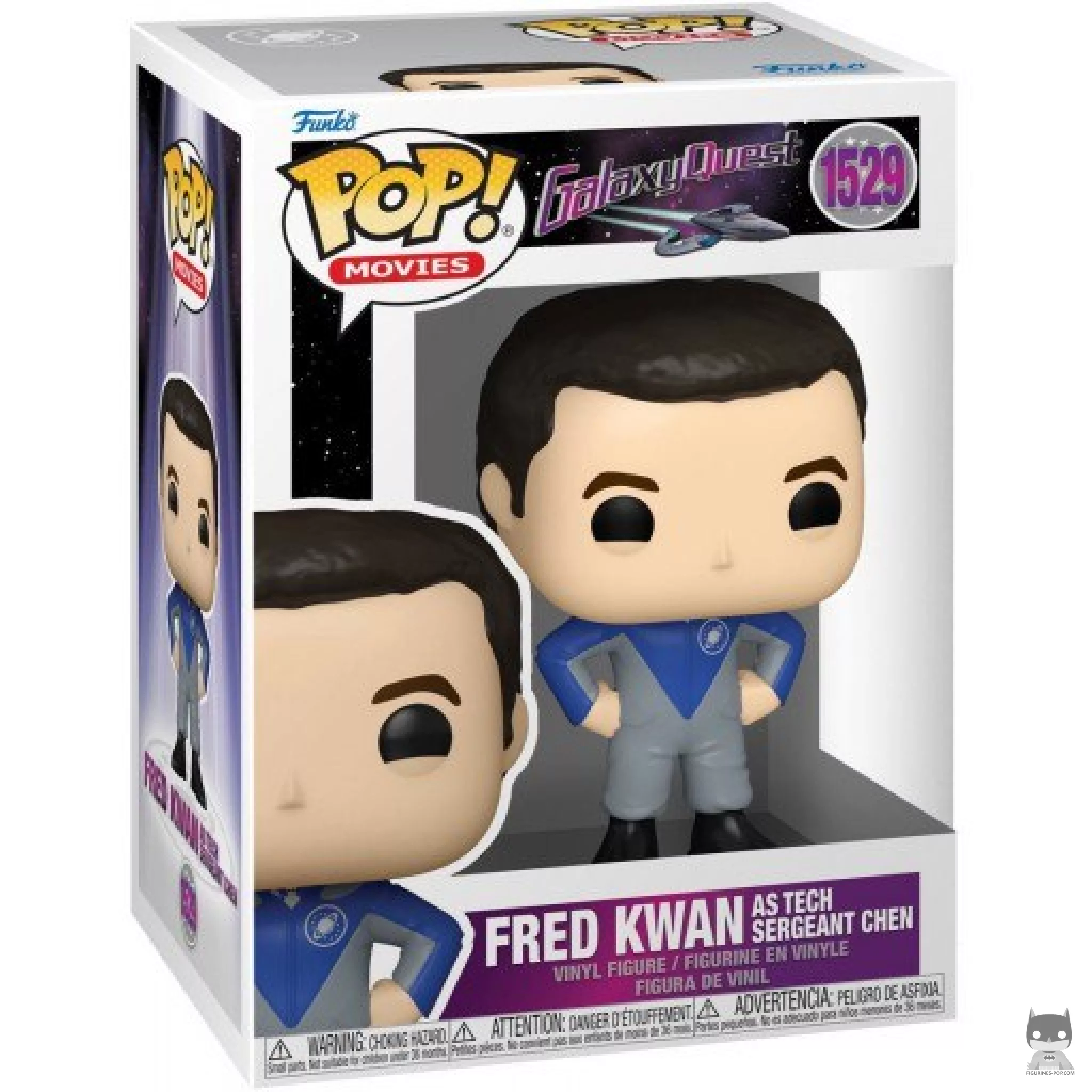 Figura Funko Pop! Fred Kwan como el sargento técnico Chen en su caja