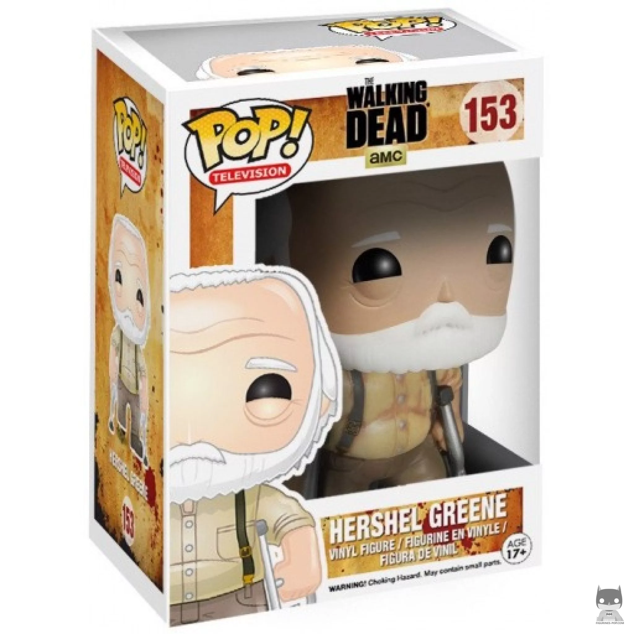 Figura Funko Pop! Hershel Greene en su caja