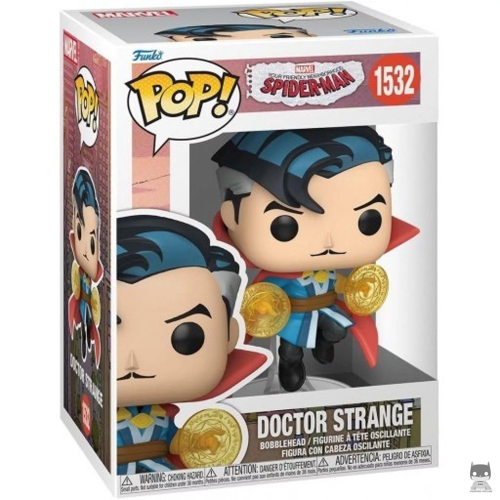 Figura Funko Pop! Doctor Strange en su caja