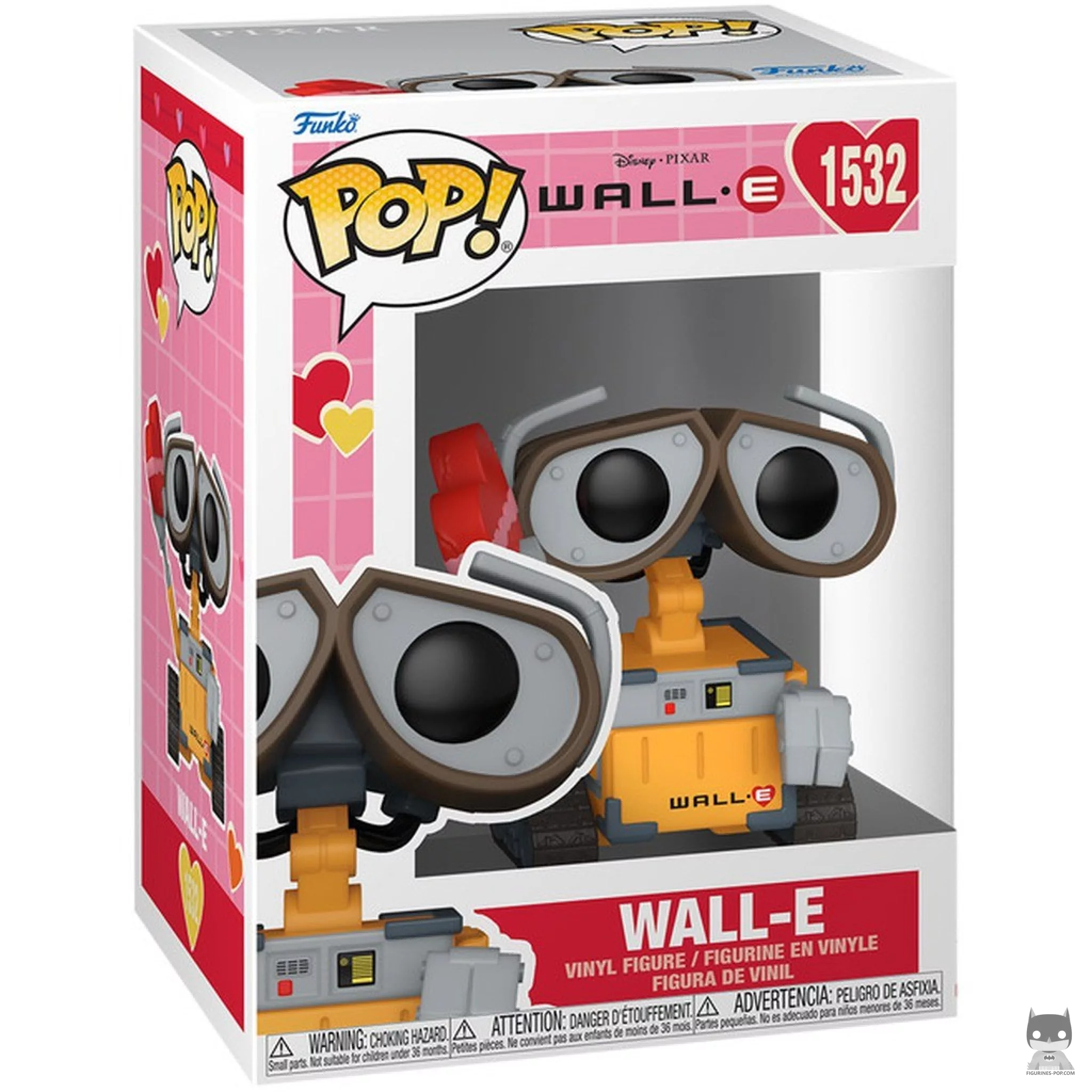 Figura Funko Pop! Wall-E (San Valentín) en su caja