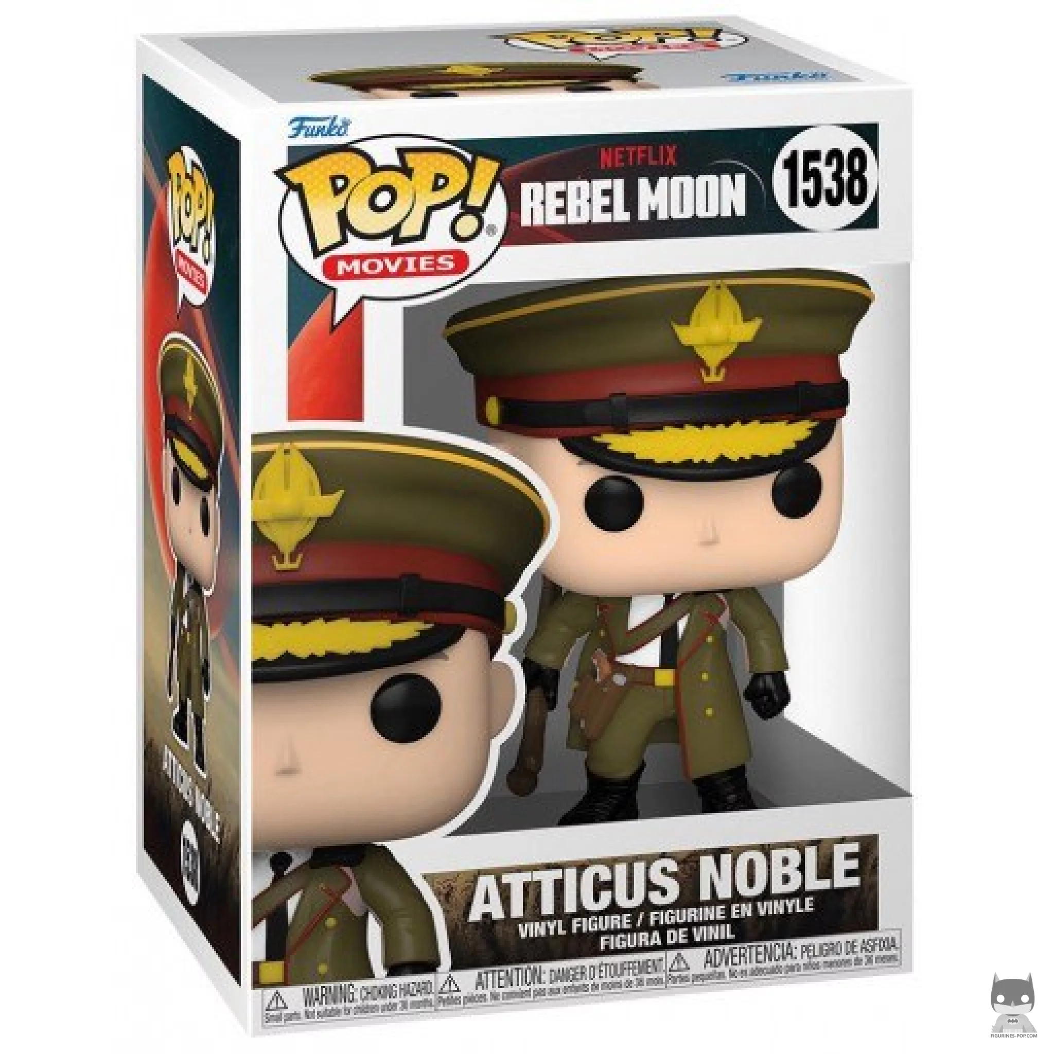 Figura Funko Pop! Atticus Noble en su caja
