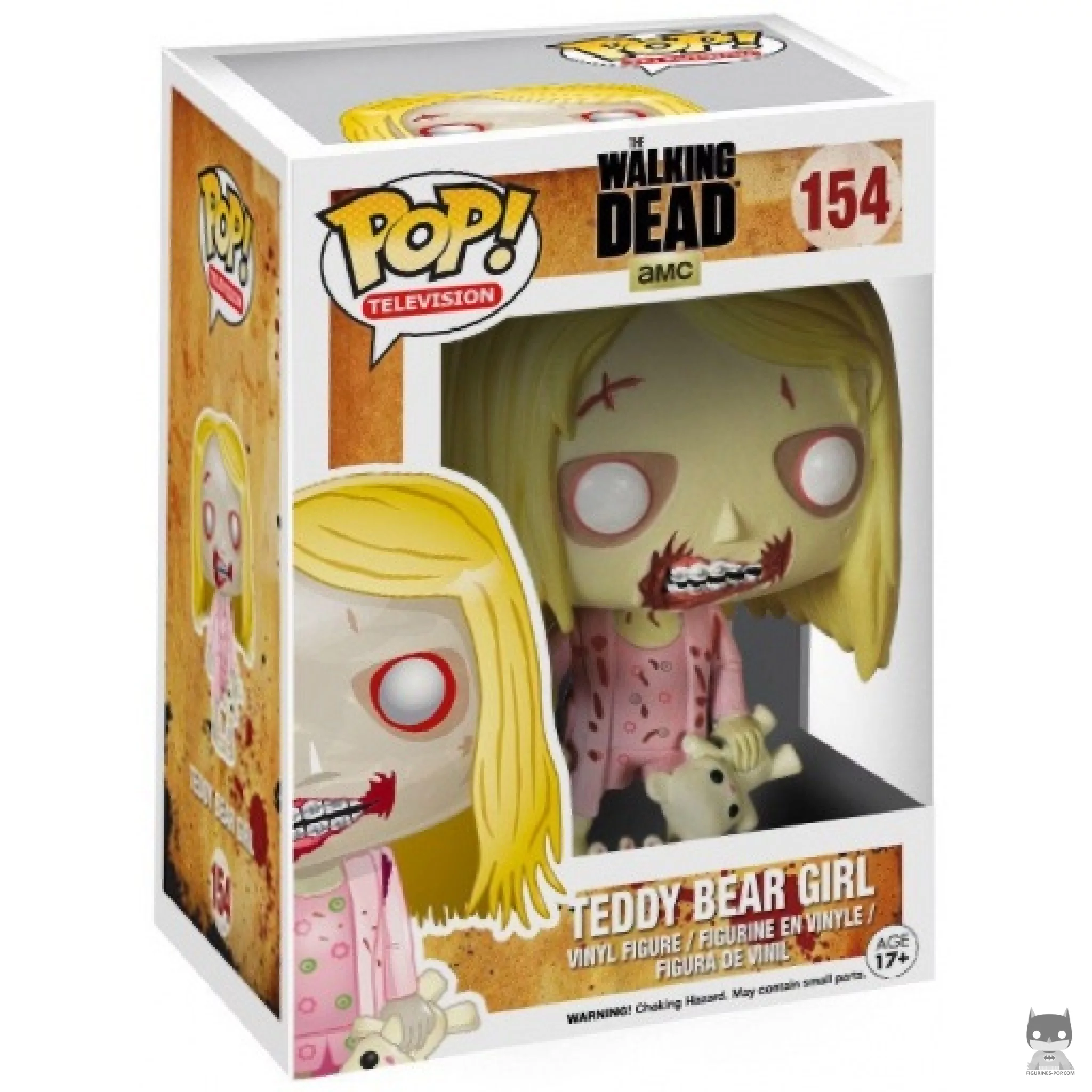 Figura Funko Pop! Caminante niña con osito en su caja