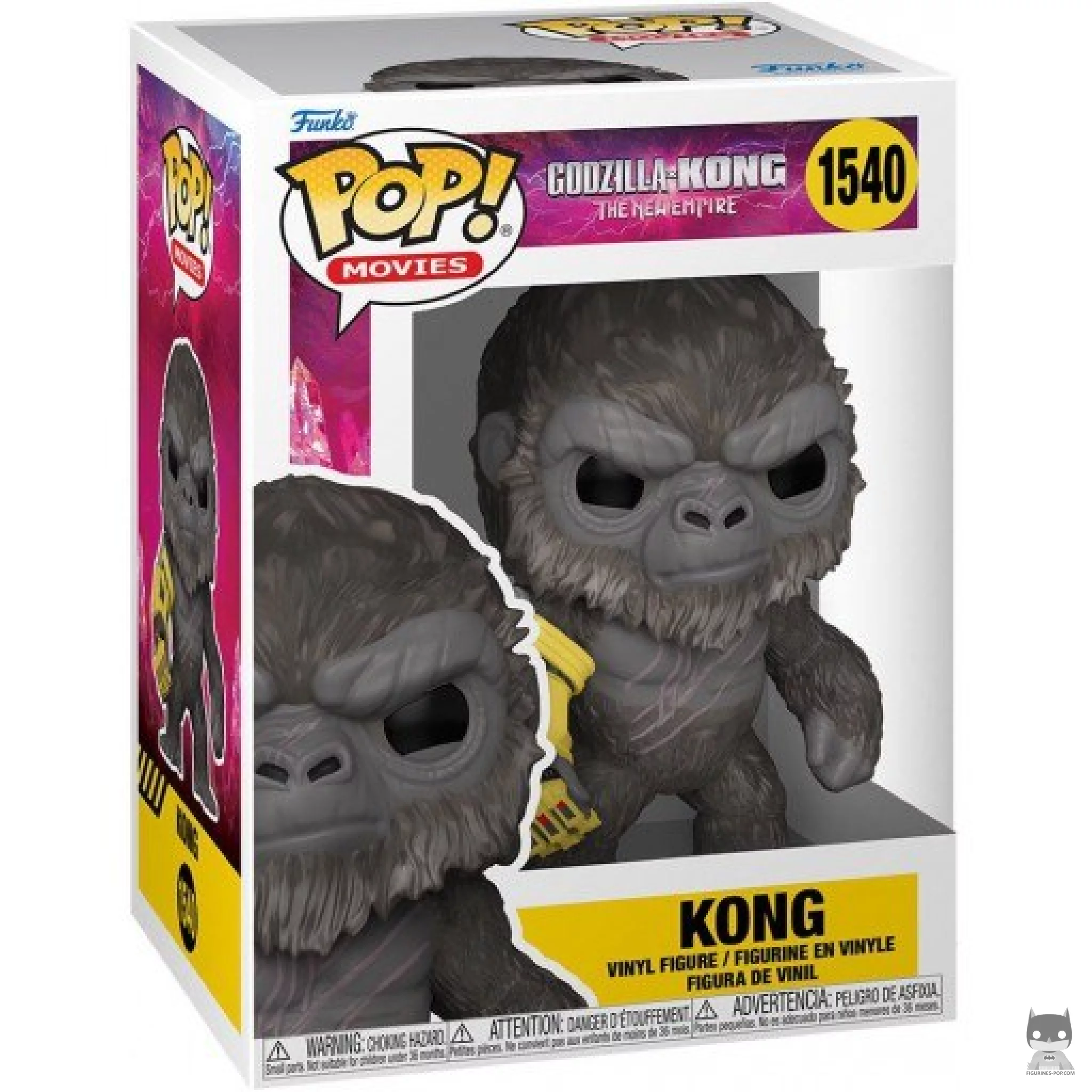 Figura Funko Pop! Kong con brazo mecánico en su caja