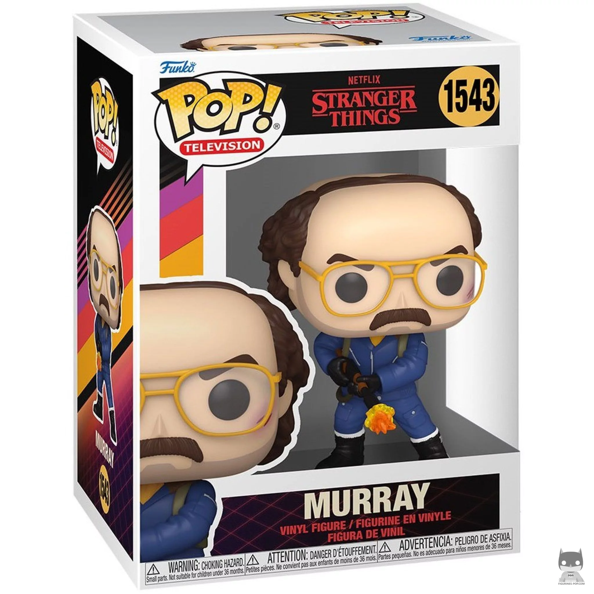 Figura Funko Pop! Murray en su caja