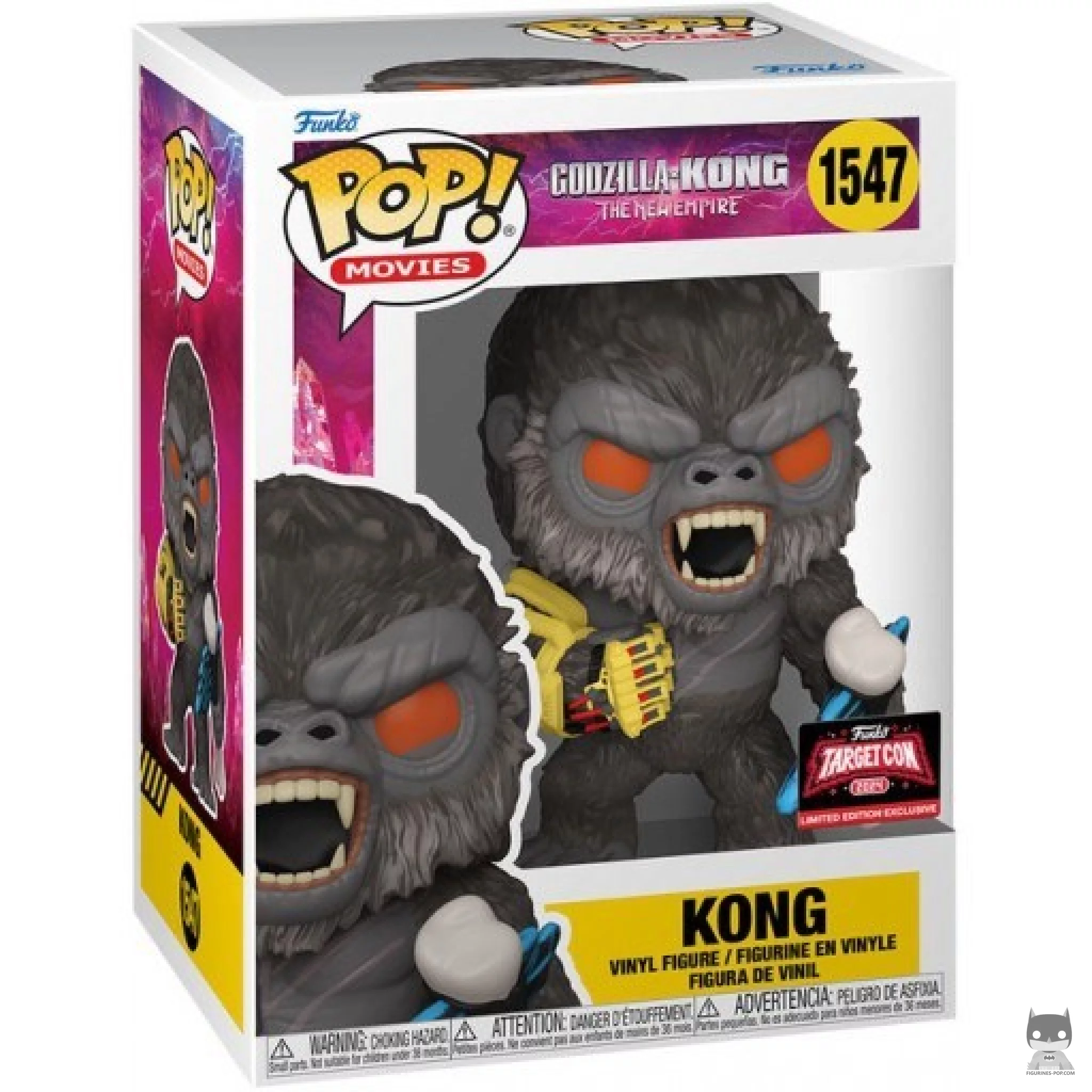 Figura Funko Pop! Kong (Pose de combate) en su caja
