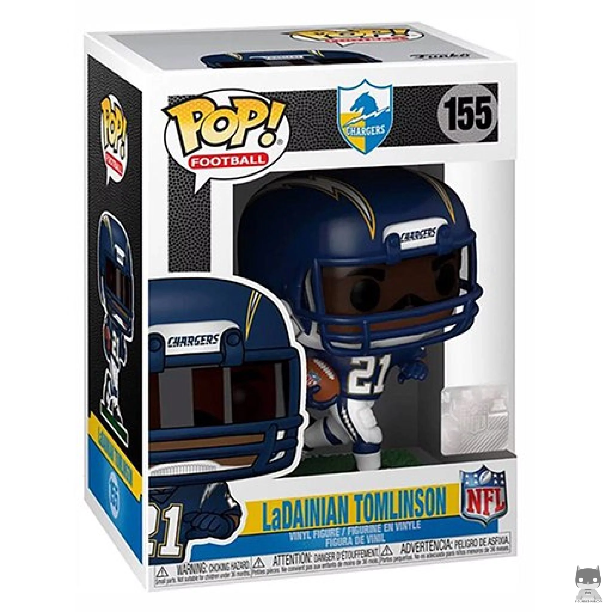 Figura Funko Pop! LaDainian Tomlinson en su caja