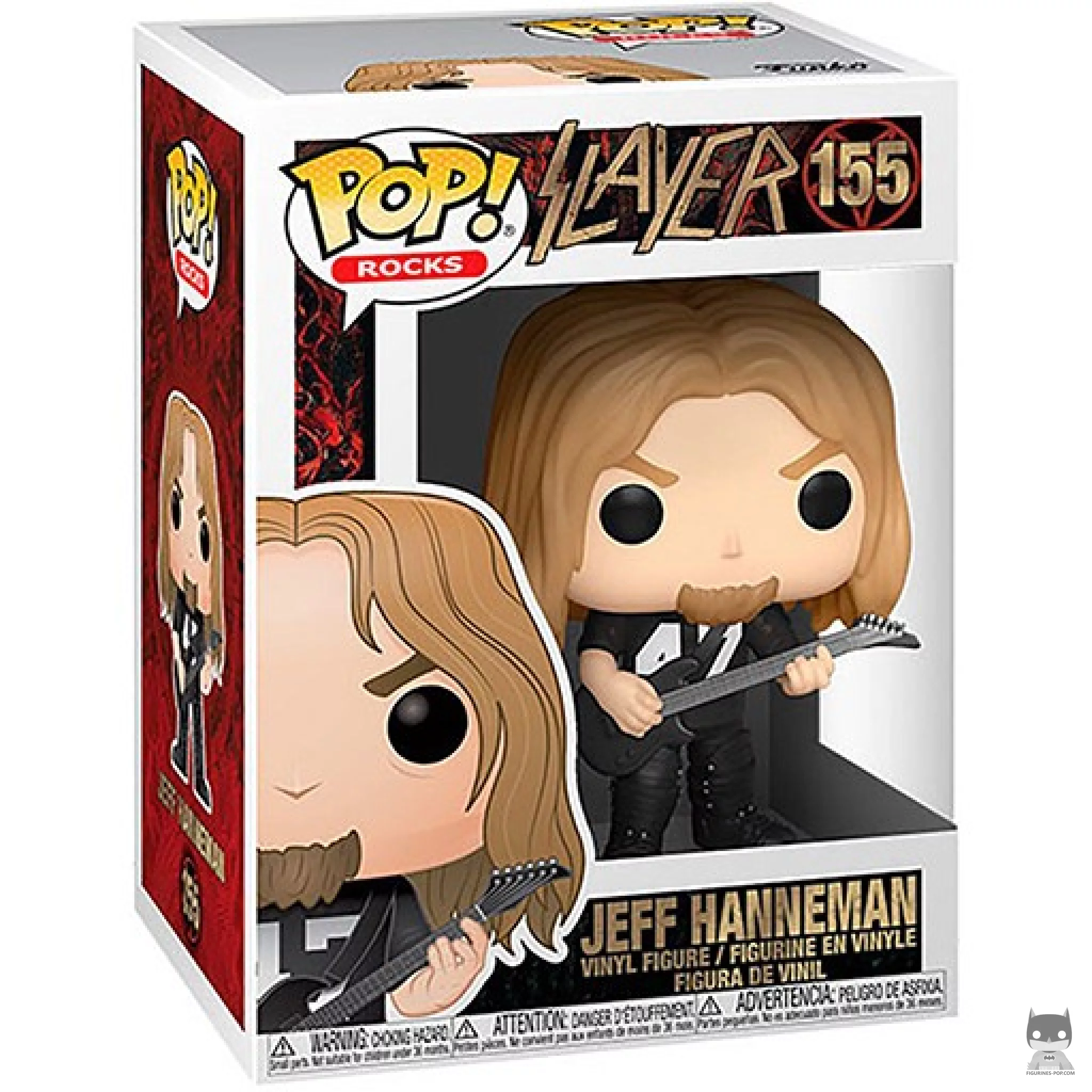 Figura Funko Pop! Jeff Hanneman en su caja