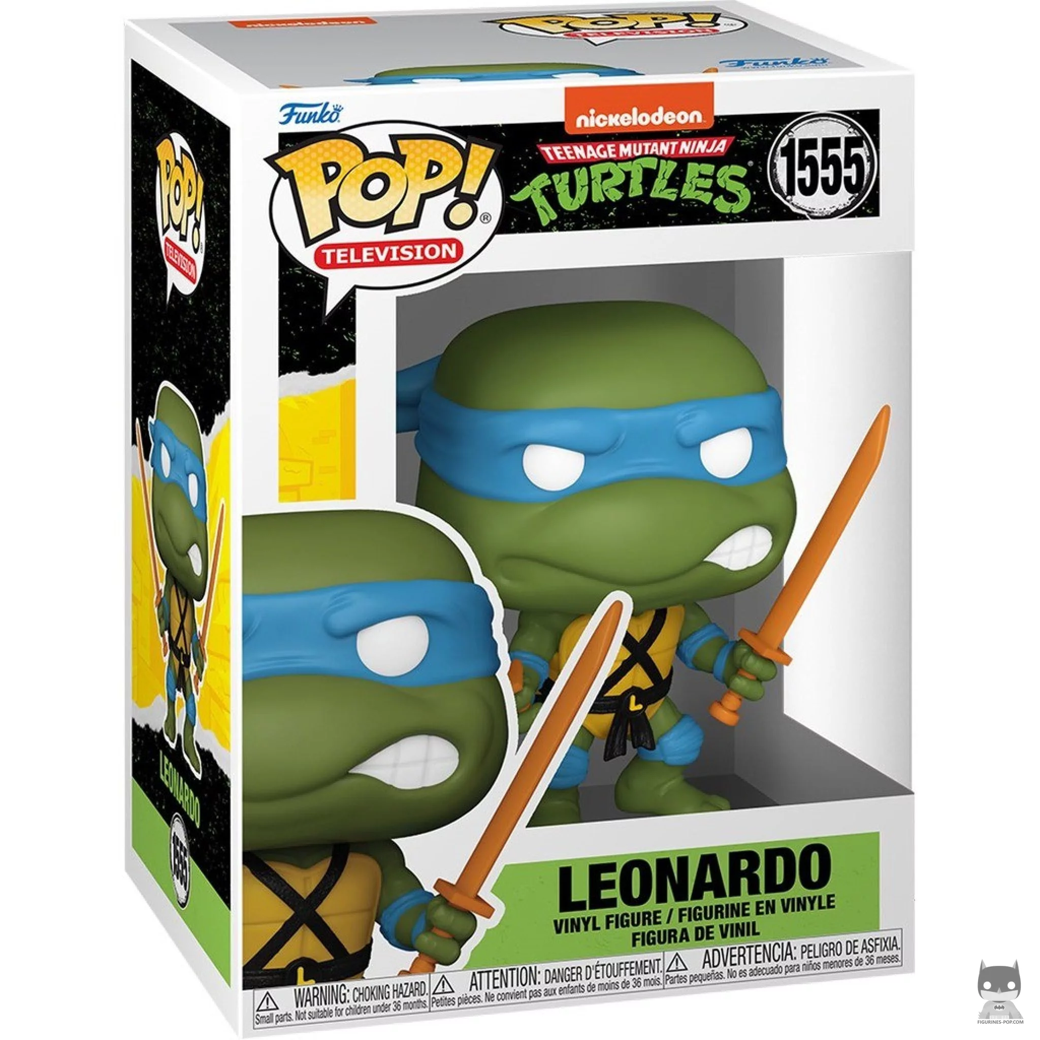 Figura Funko Pop! Leonardo en su caja