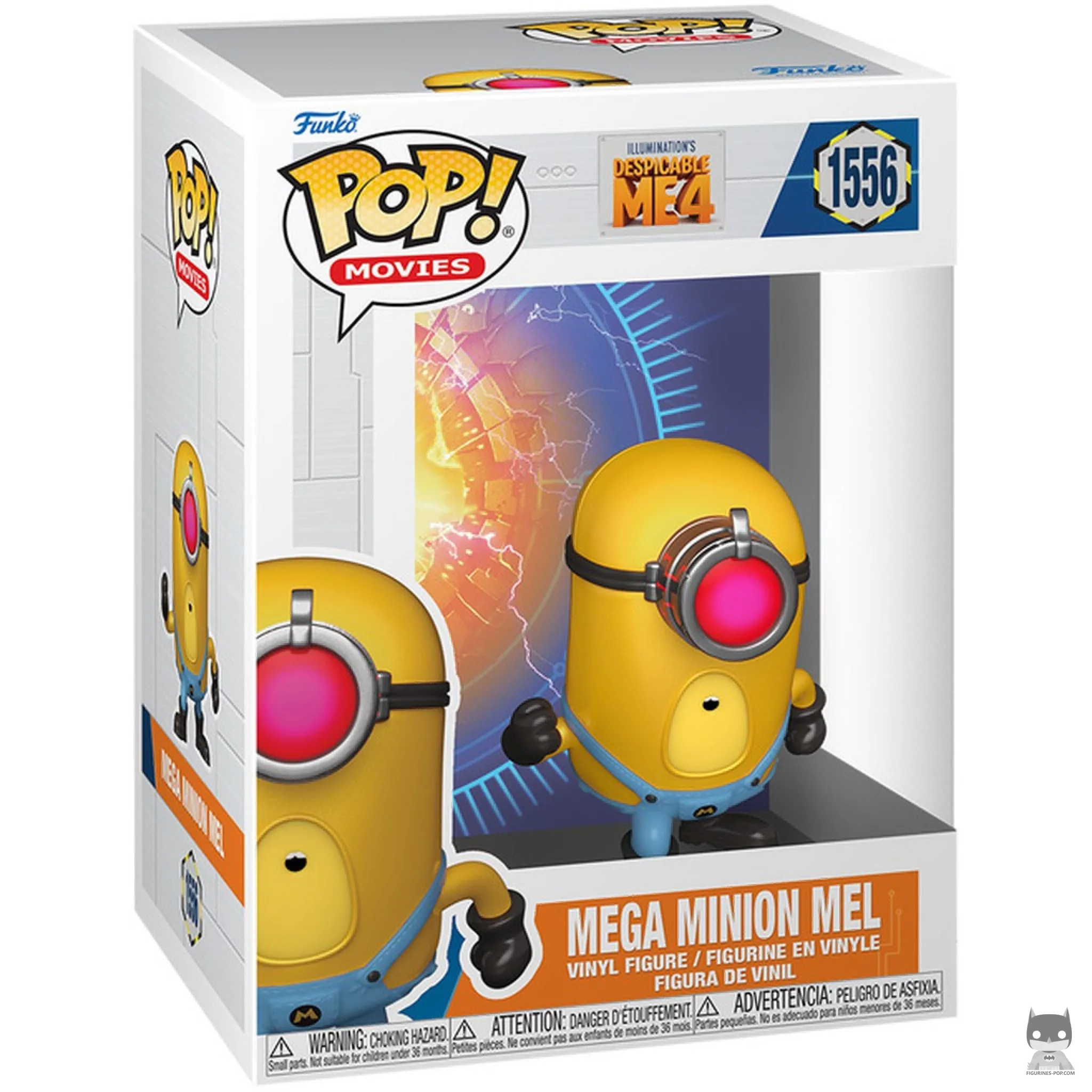 Figura Funko Pop! Mega Minion Mel en su caja