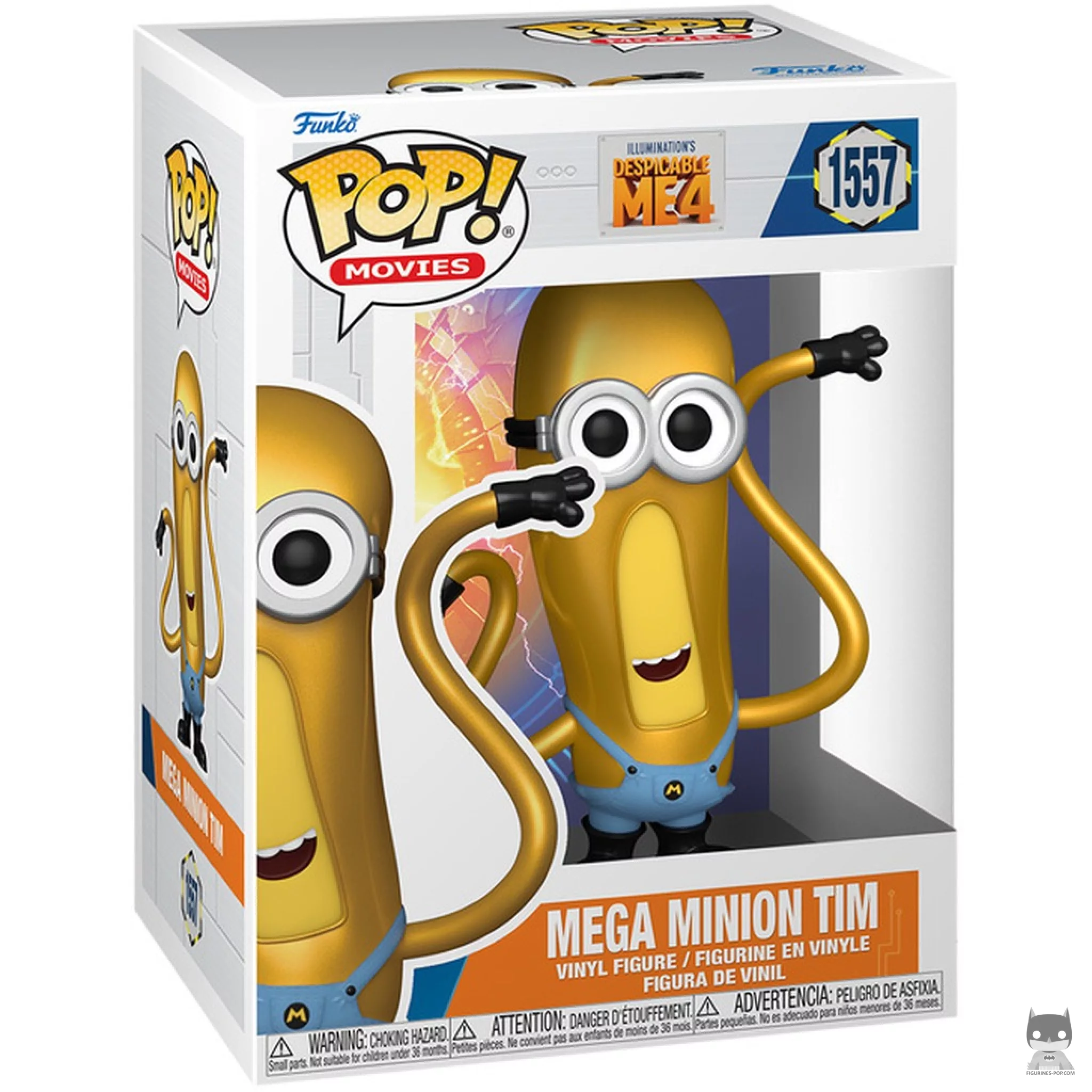 Figura Funko Pop! Mega Minion Tim en su caja