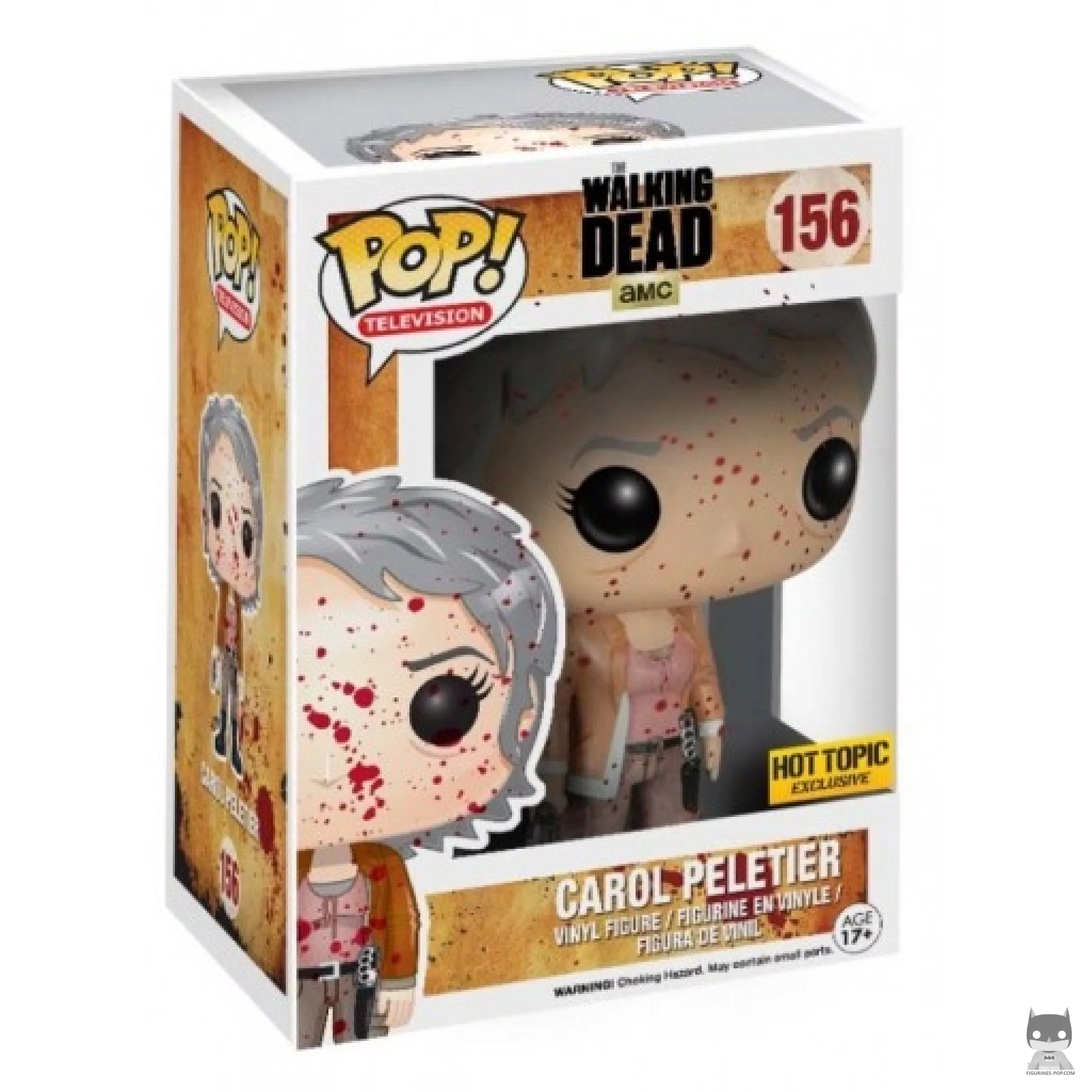 Figura Funko Pop! Carol Peletier (Ensangrentado) en su caja