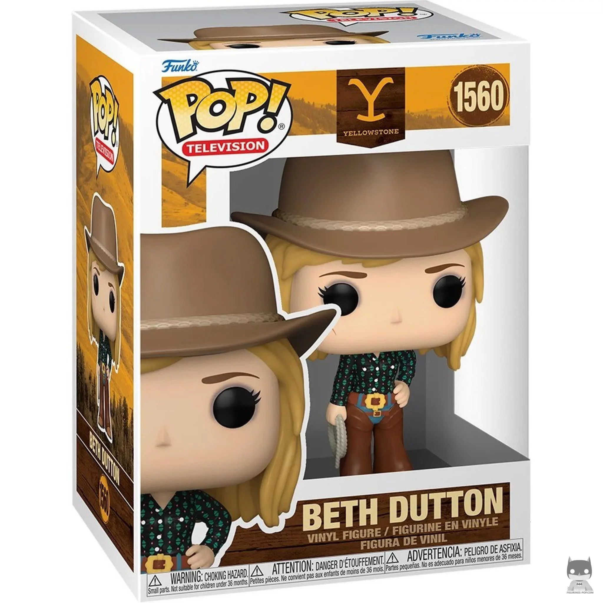 Figura Funko Pop! Beth Dutton en su caja