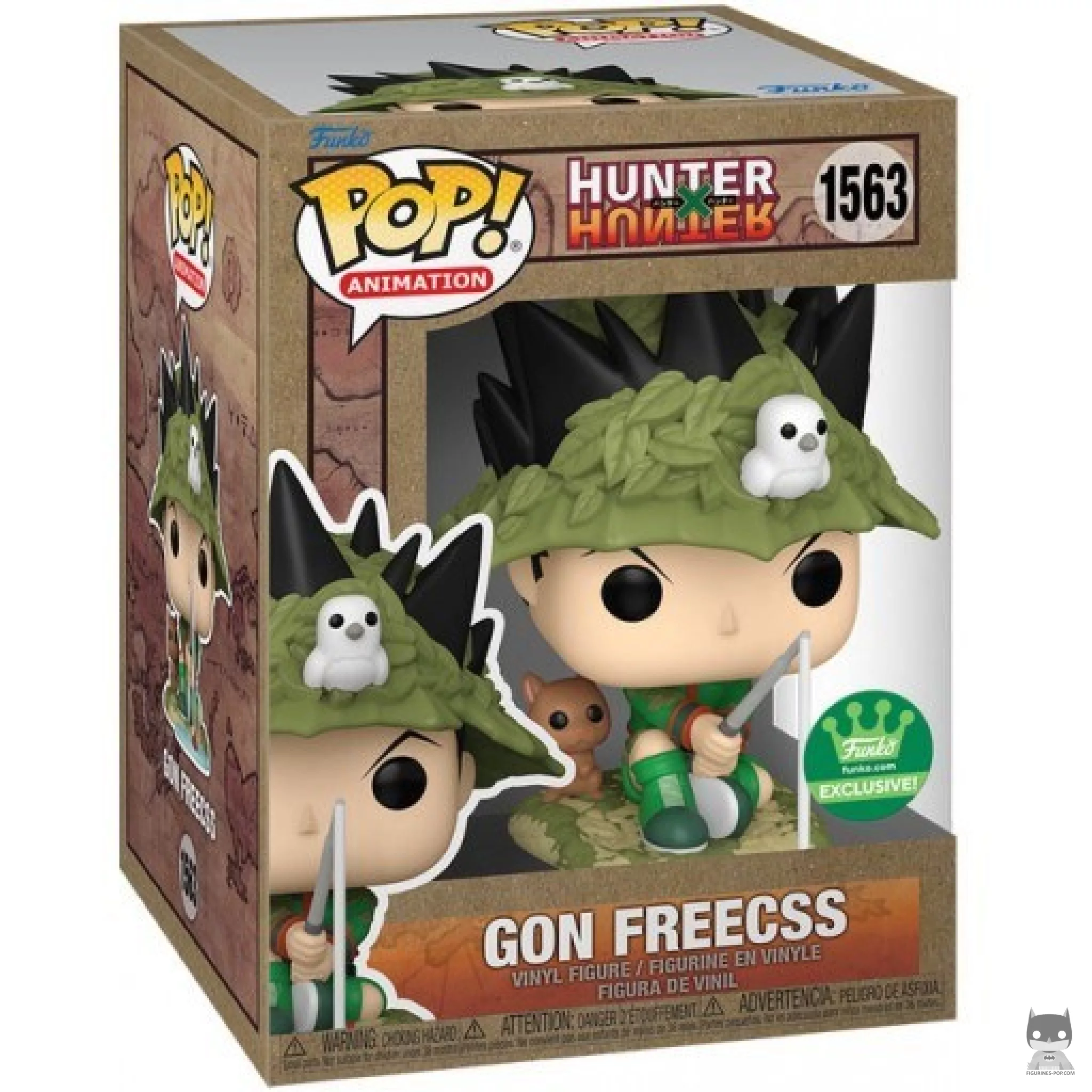 Figura Funko Pop! Gon Freecss pescando en su caja