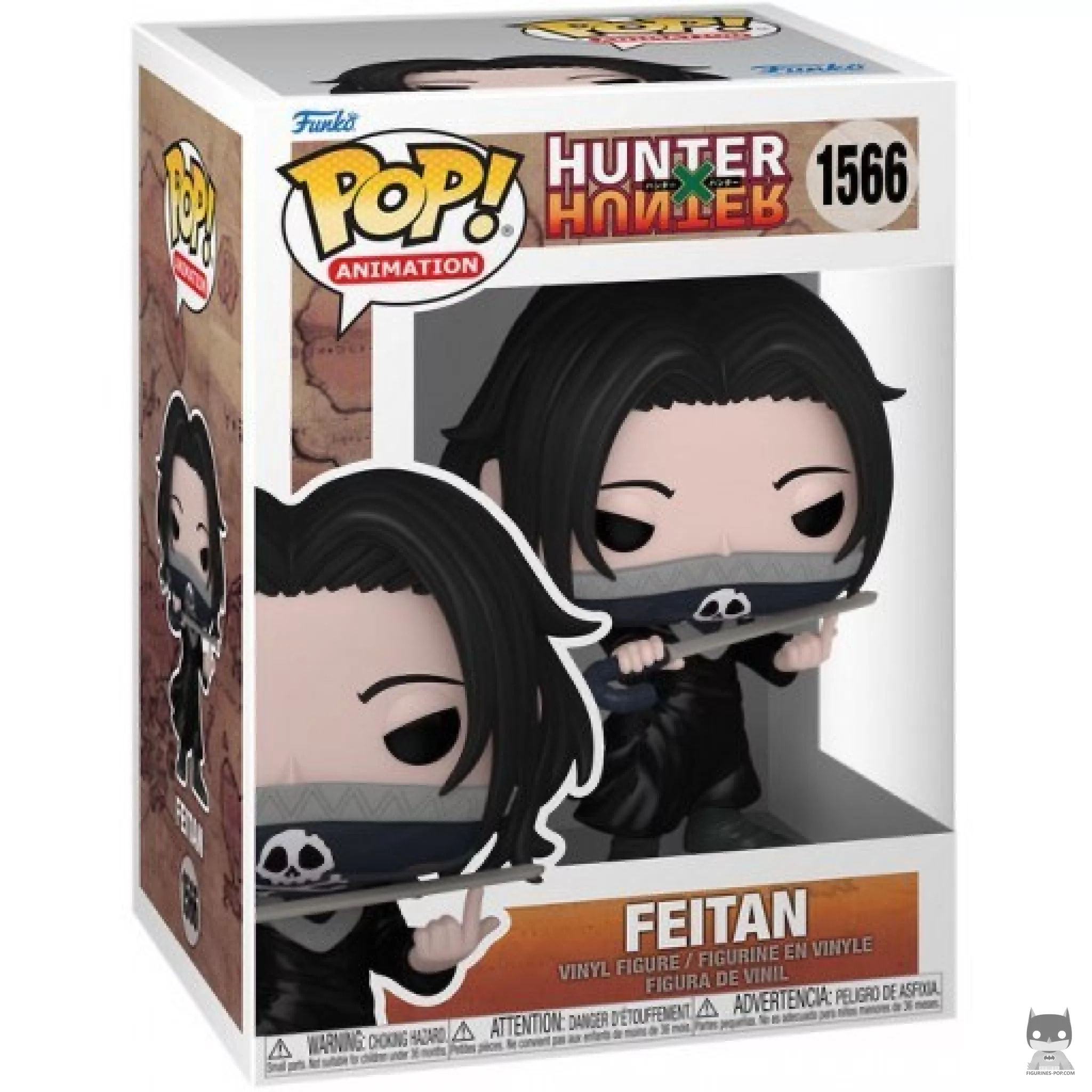 Figura Funko Pop! Feitan en su caja