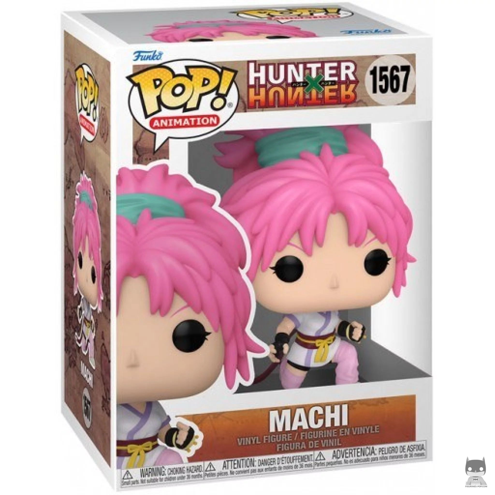 Figura Funko Pop! Machi en su caja