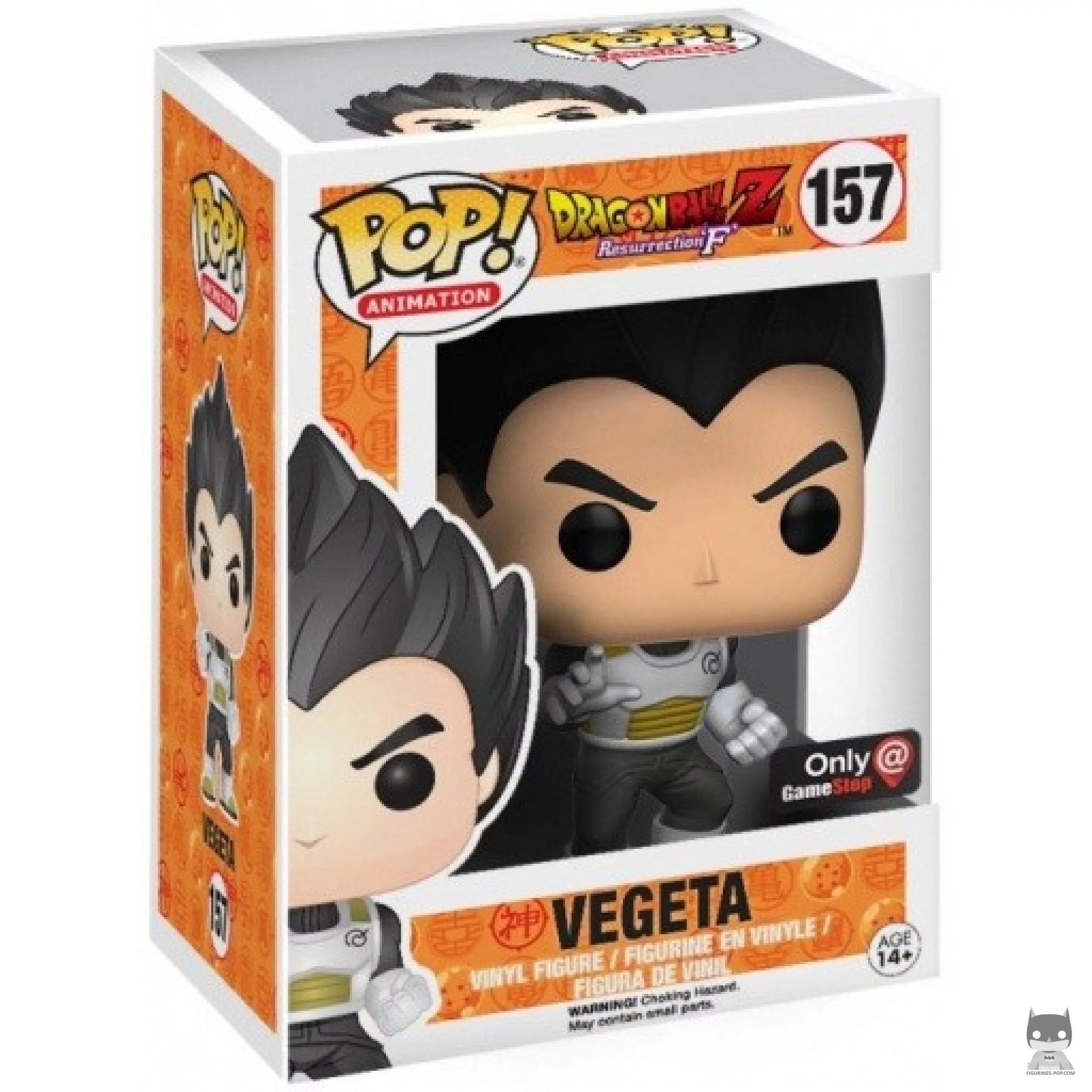 Figura Funko Pop! Vegeta (Negro) en su caja