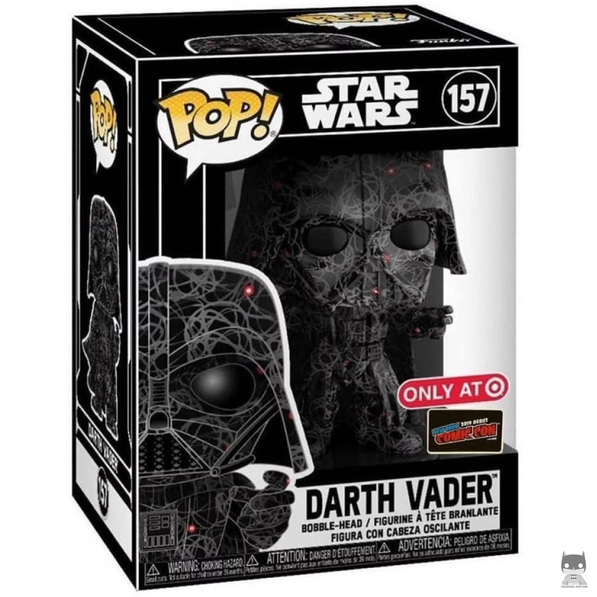 Figura Funko Pop! Darth Vader en su caja