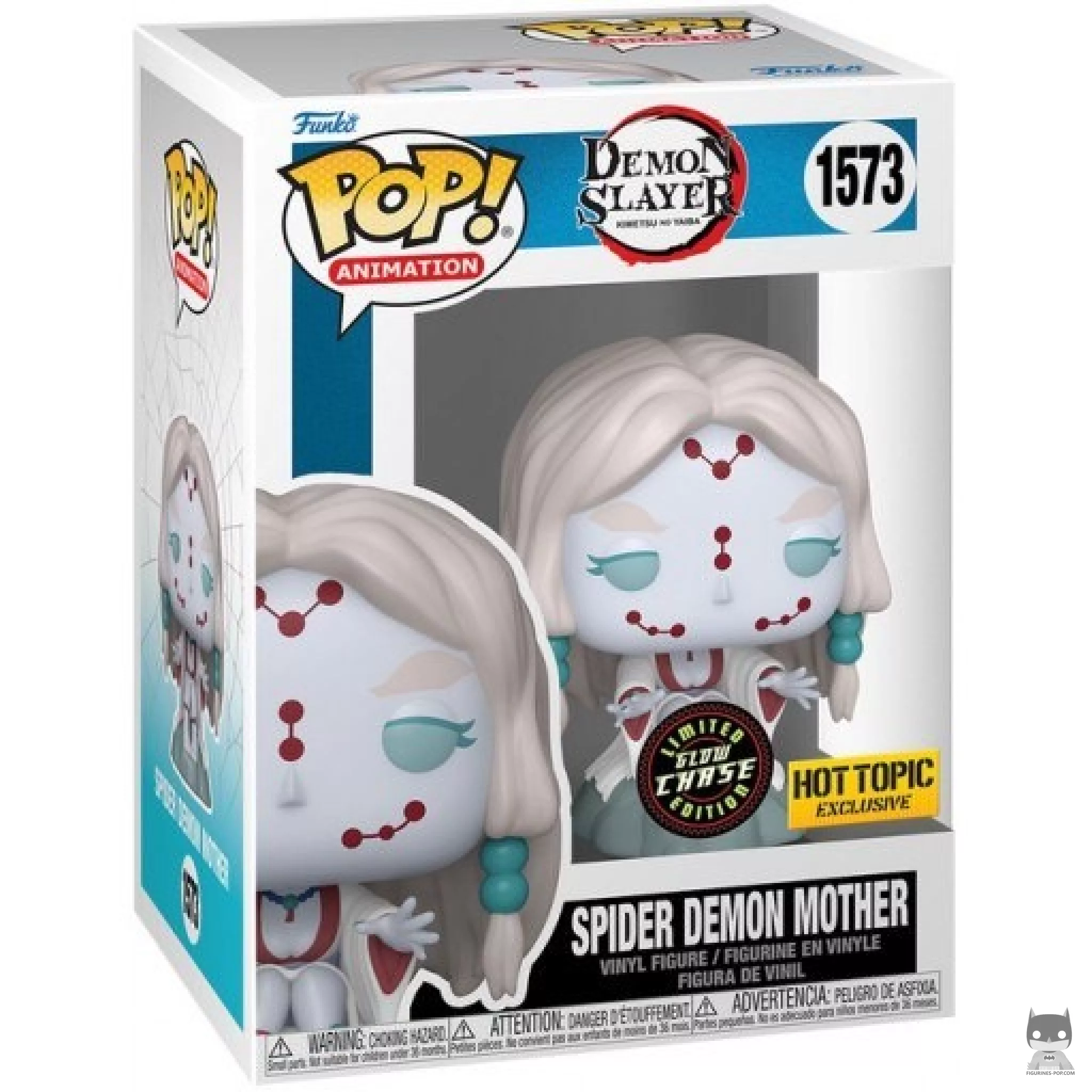 Figura Funko Pop! Madre demonio araña (Chase & Brilla en la oscuridad) en su caja