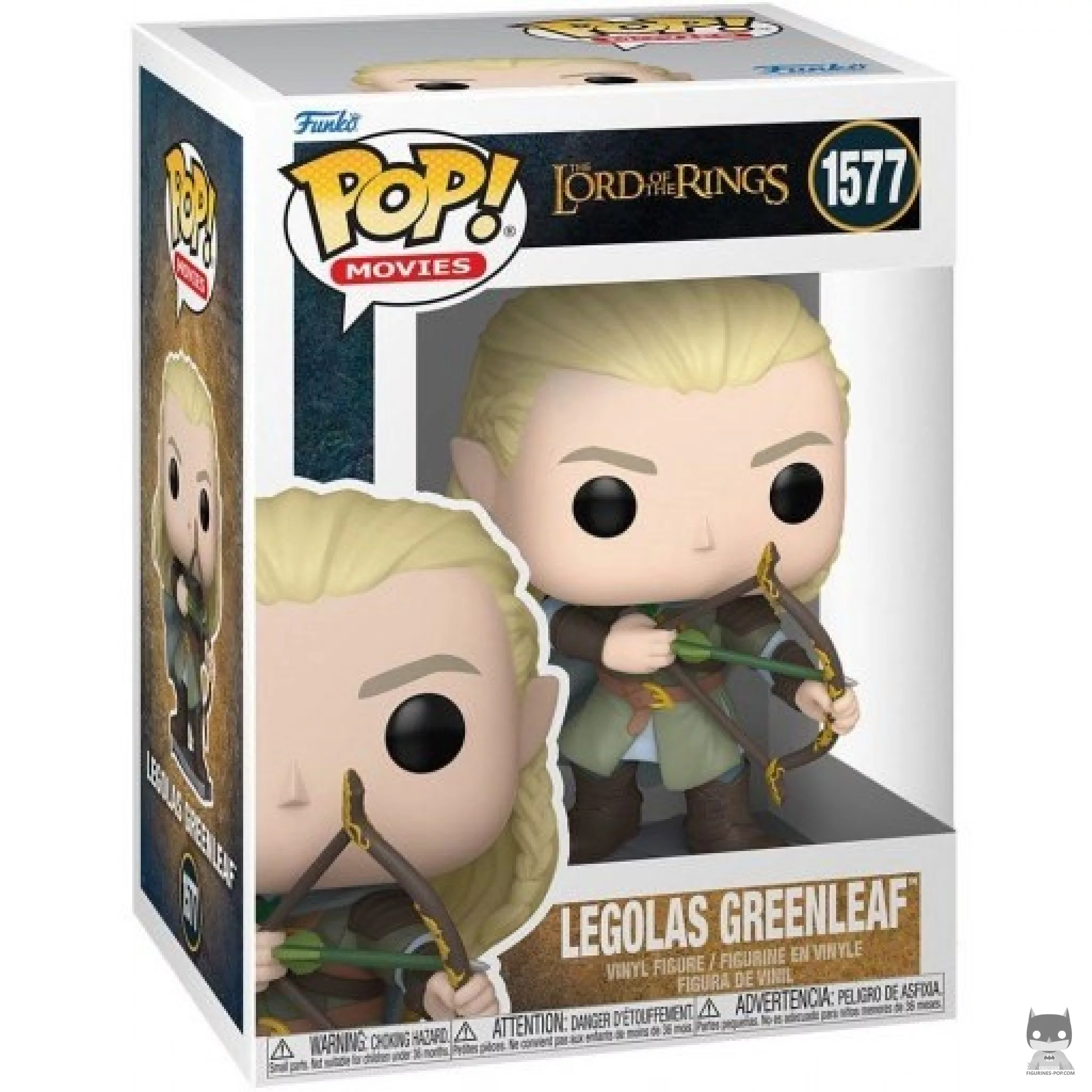 Figura Funko Pop! Legolas Hojaverde en su caja
