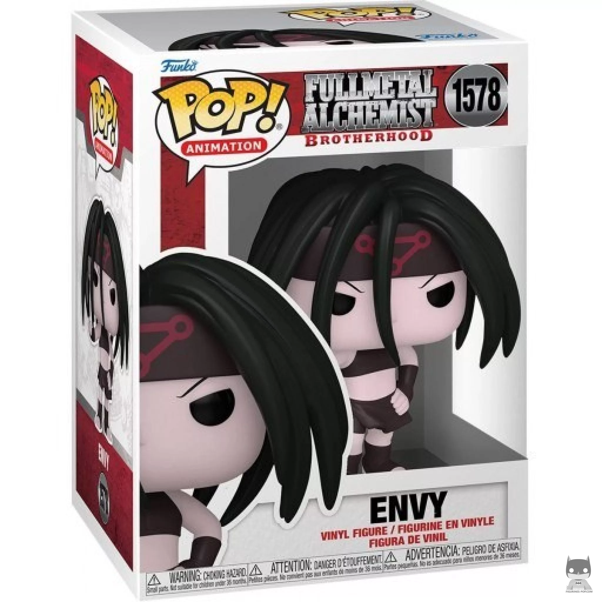Figura Funko Pop! Envidia en su caja