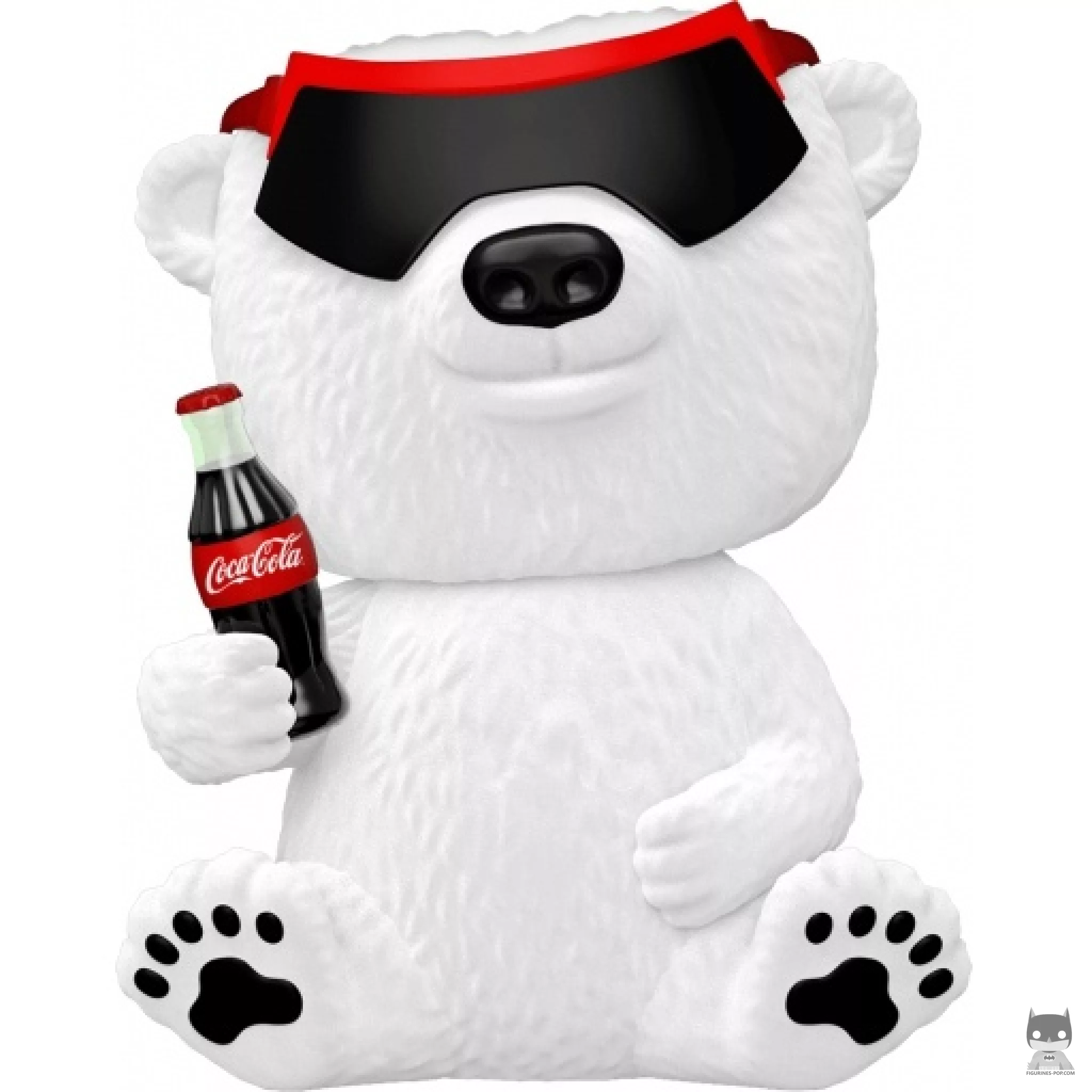 Figura Funko Pop! Oso polar de Coca-Cola de los 90 (Flocado) (Ad Icons)