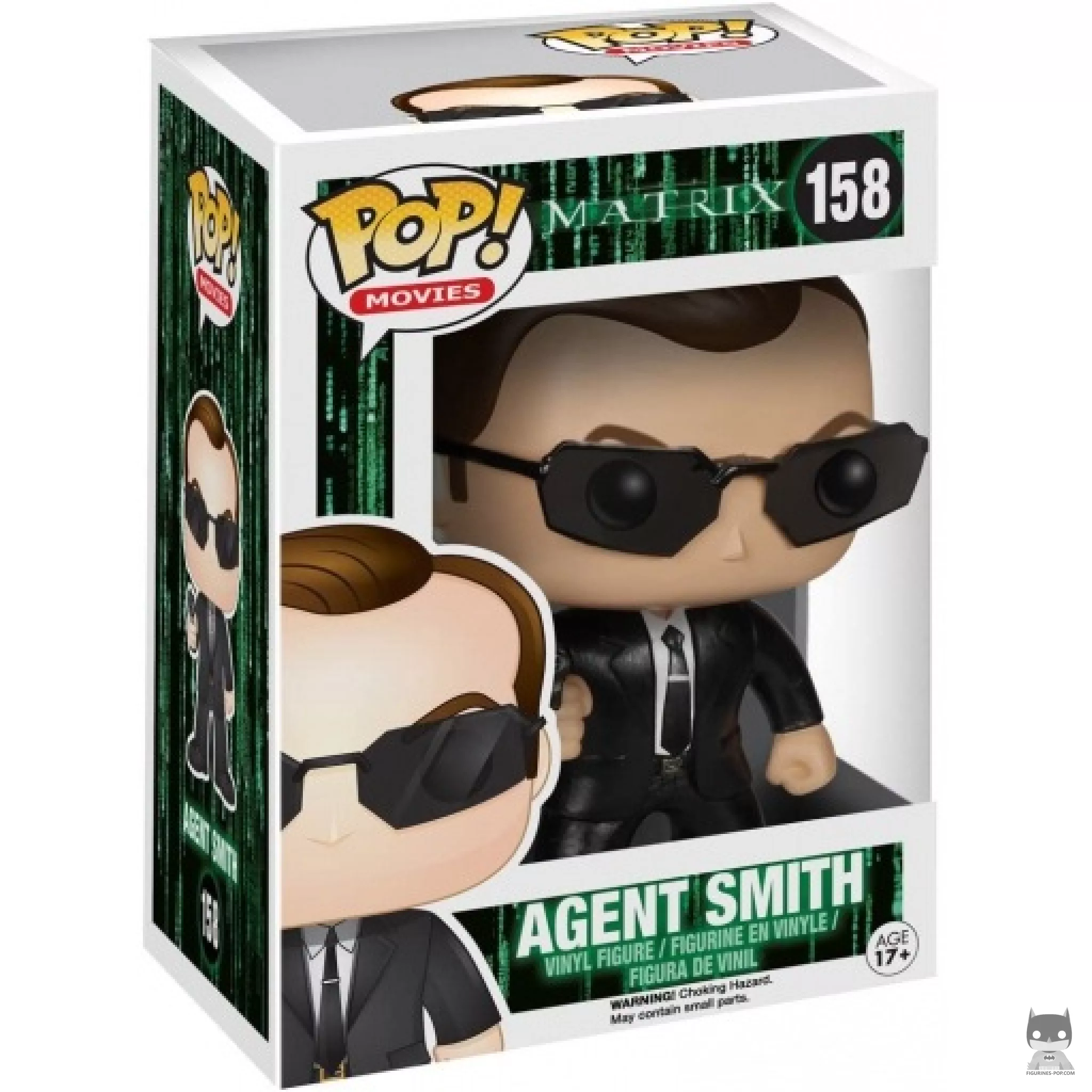 Figura Funko Pop! Agente Smith en su caja